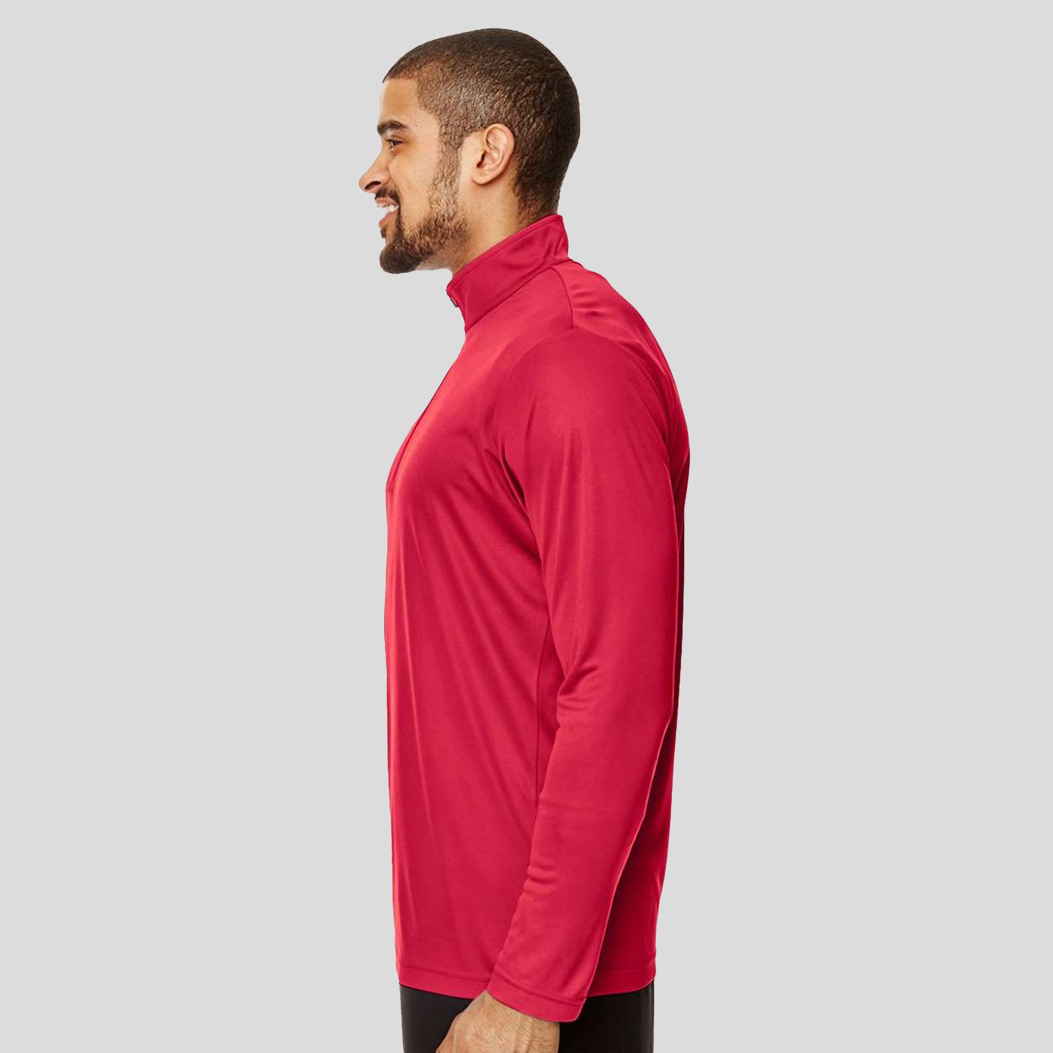 Men's Zone Performance Quarter-Zip Pullover | Sport Red