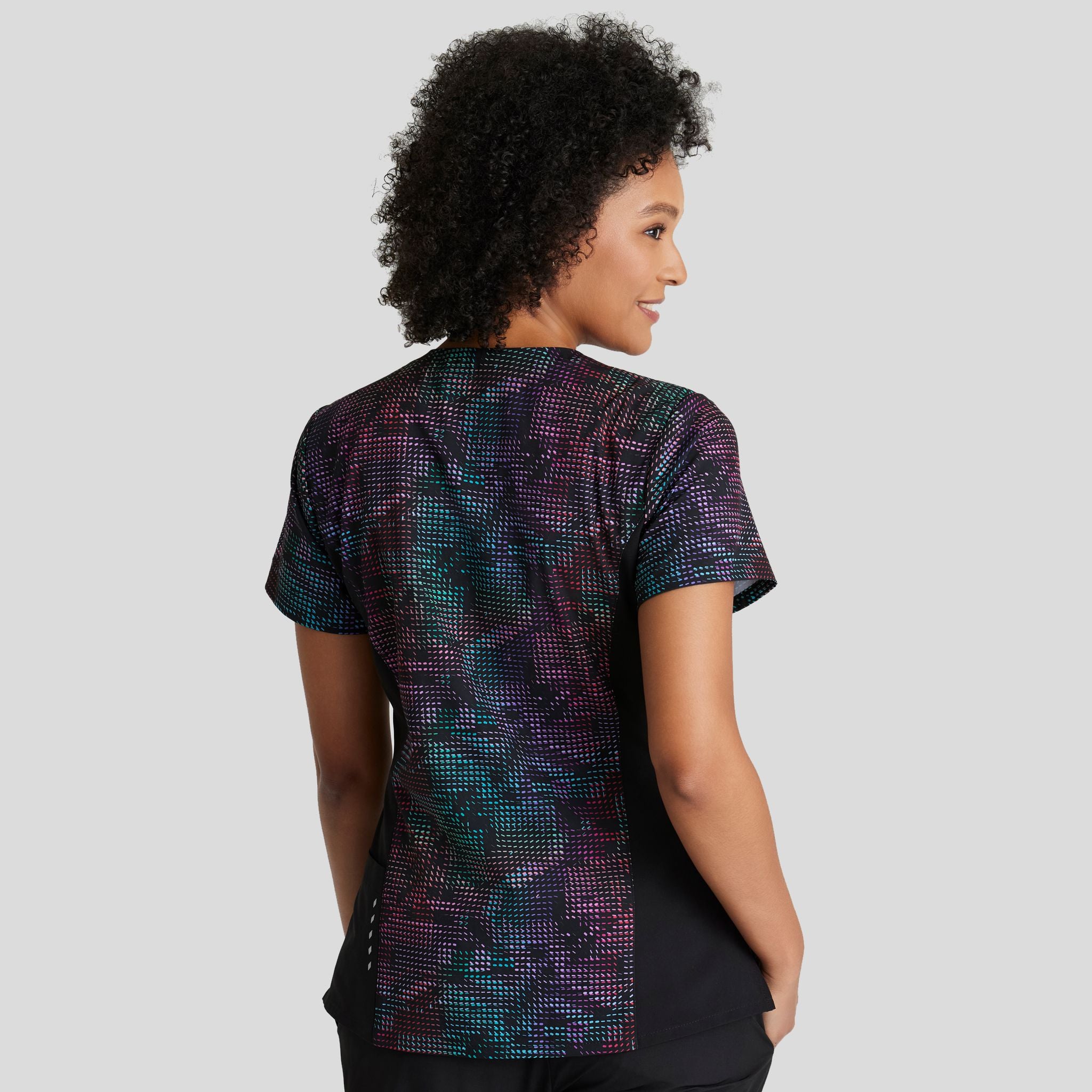 Thrive Print Top | Prismatic Lights