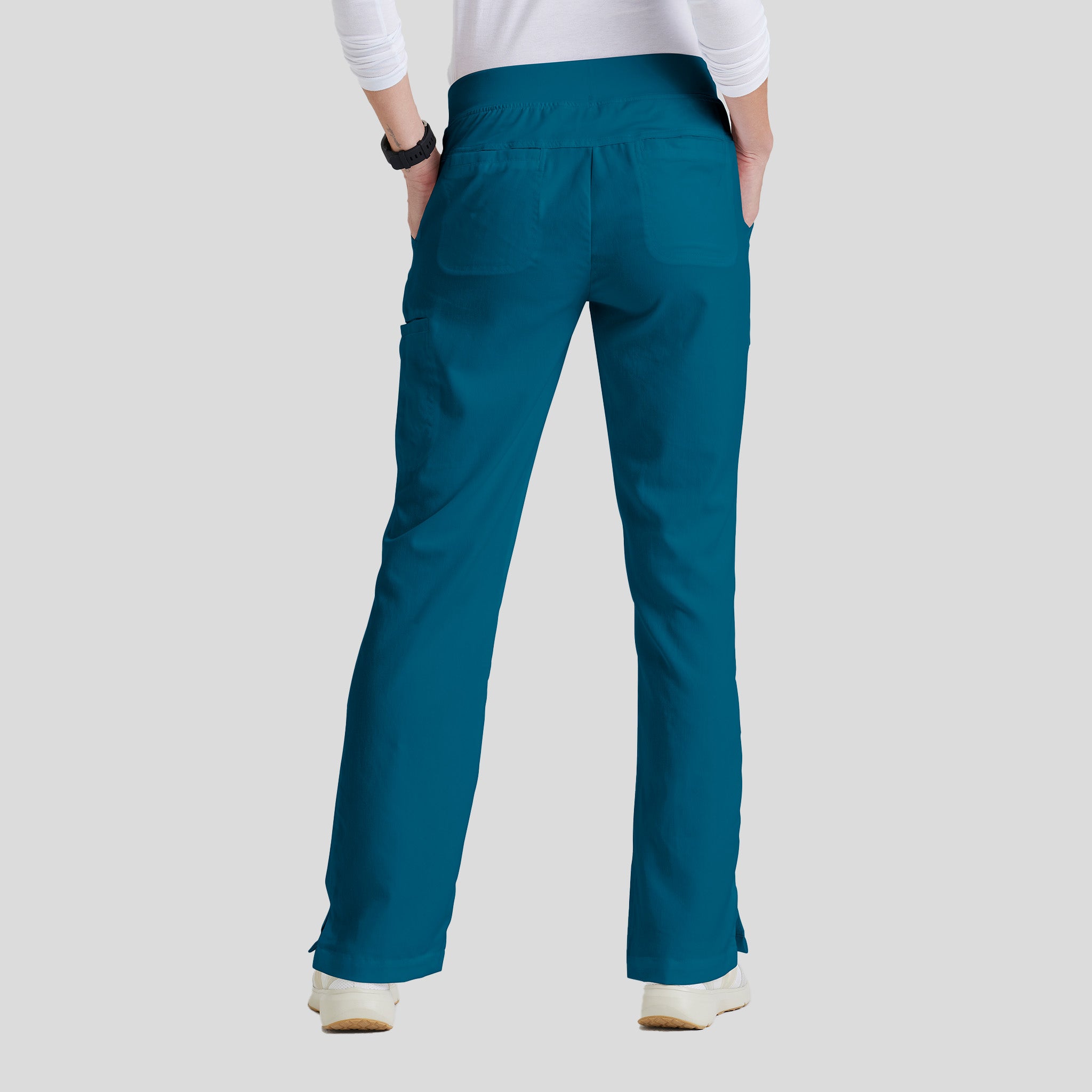 Mia 6-Pocket Low-Rise Straight Leg Scrub Pant | Bahama