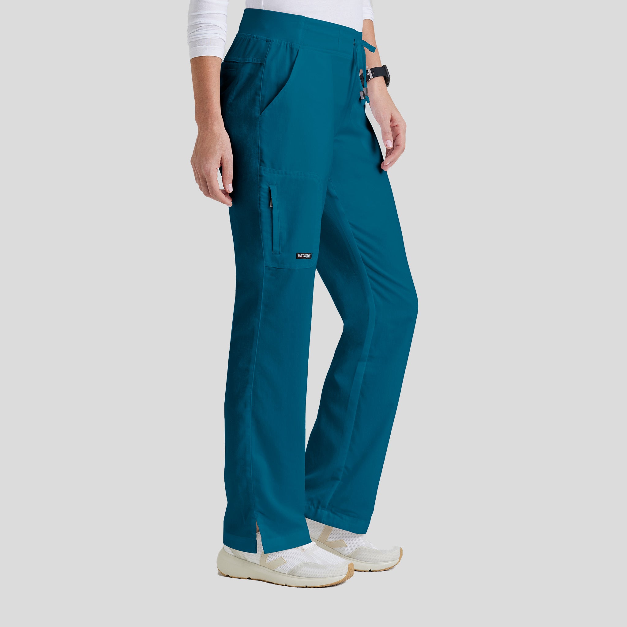 Mia 6-Pocket Low-Rise Straight Leg Scrub Pant | Bahama