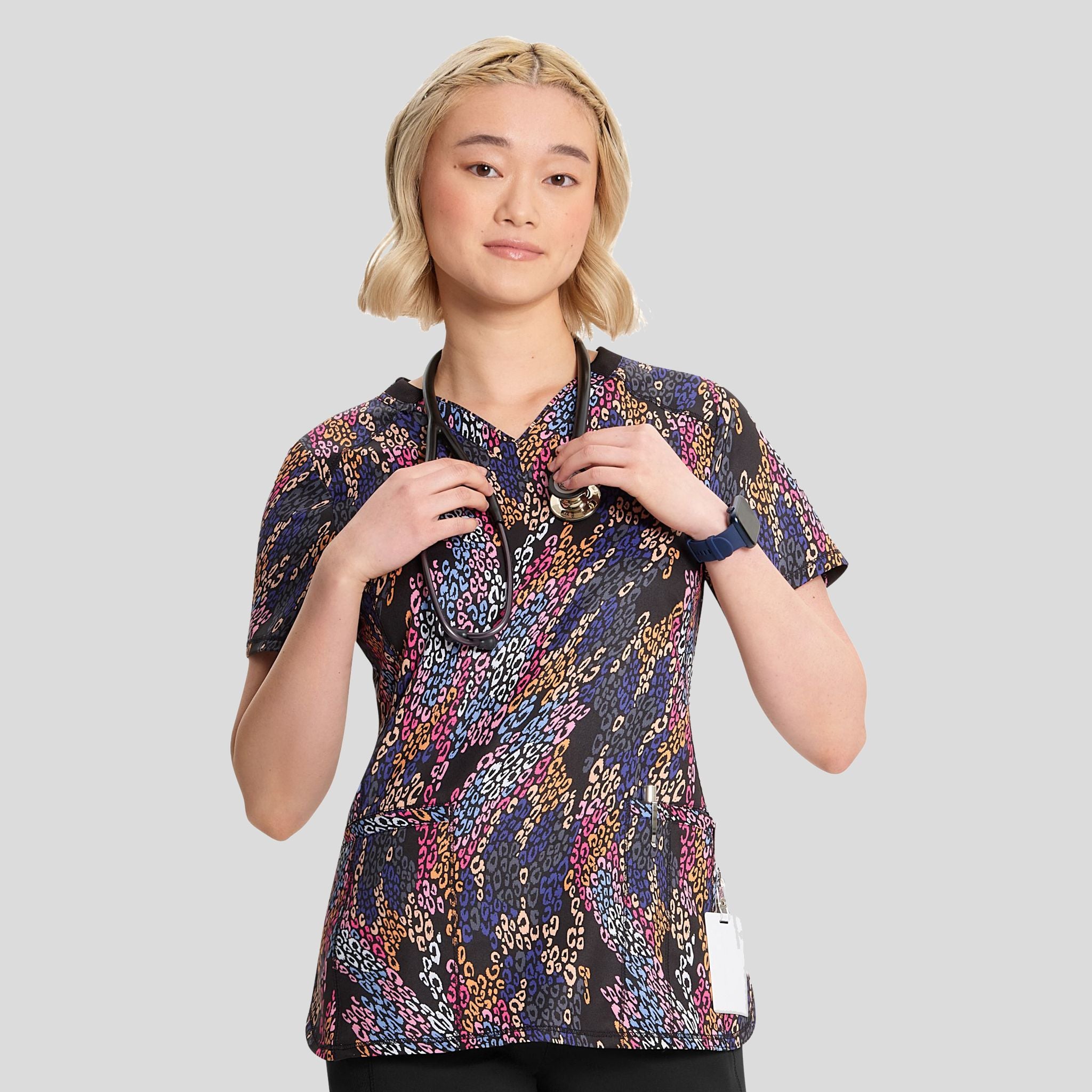 Wild Motion Print Top