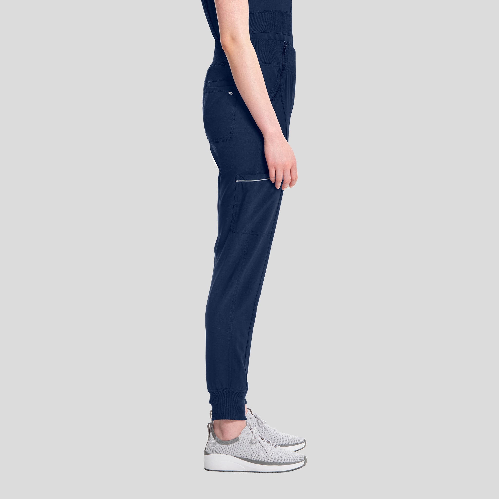 Infinity Elastic Waistband Jogger Scrub Pant | Navy