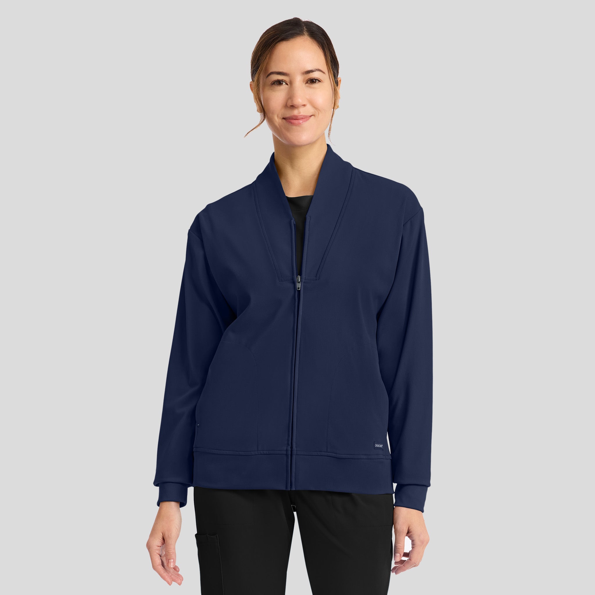 Achieve Warm-Up Scrub Jacket | Navy