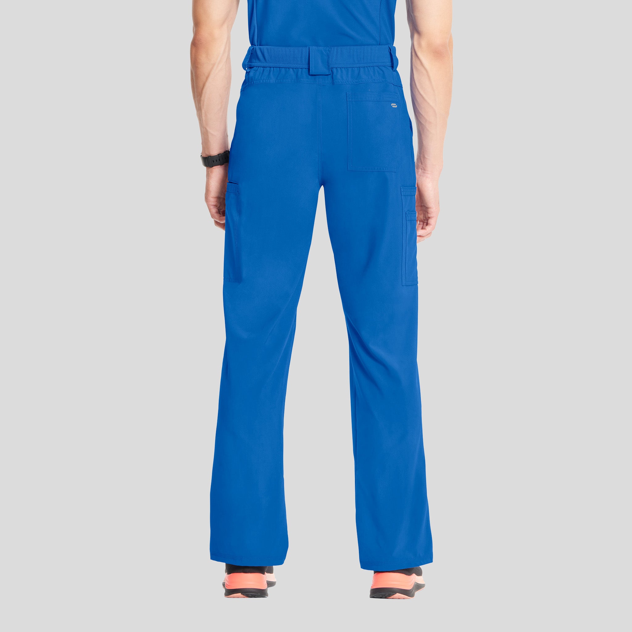 Men's Zip Fly Cargo Scrub Pant | Royal