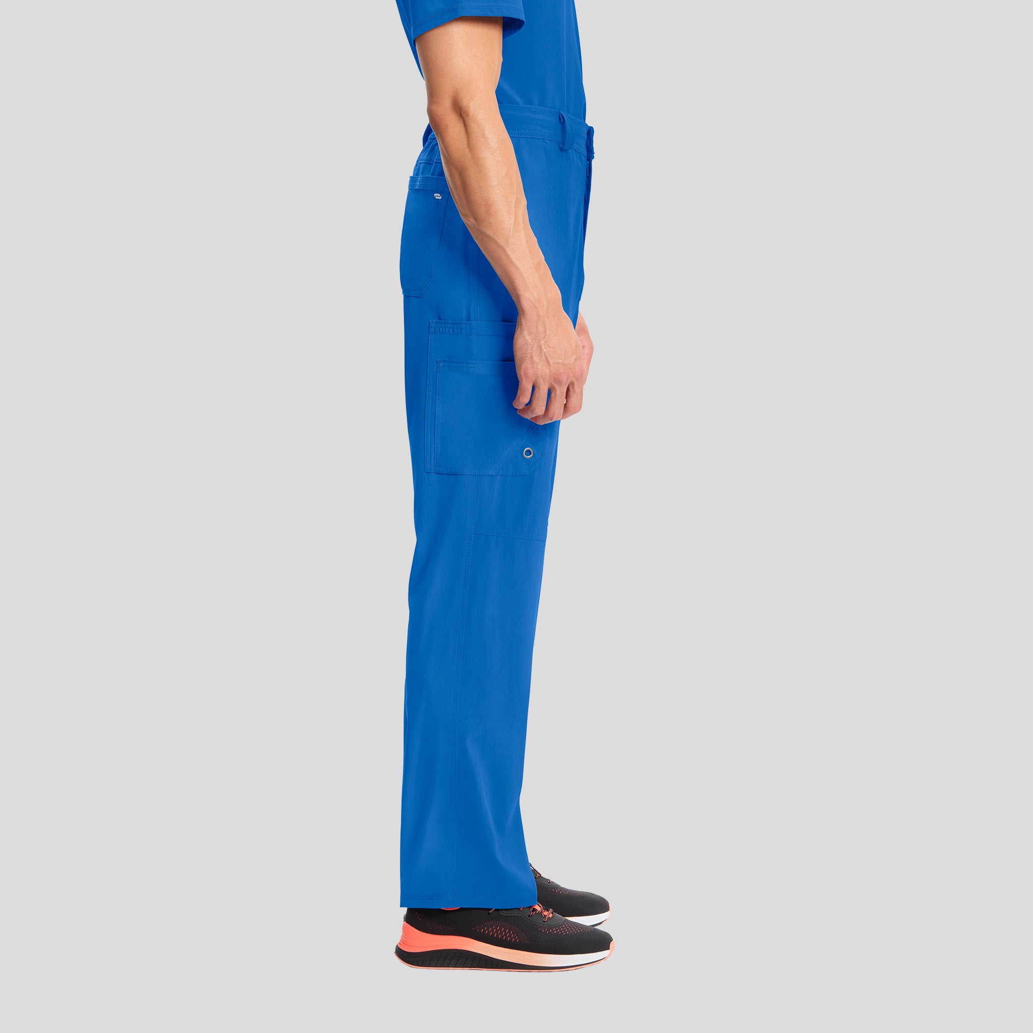 Men's Zip Fly Cargo Scrub Pant | Royal