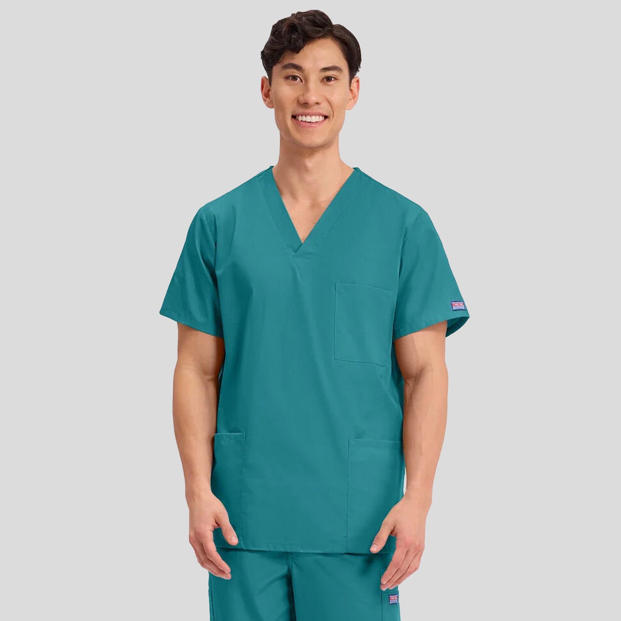 Unisex V-Neck 3 Pocket | Teal
