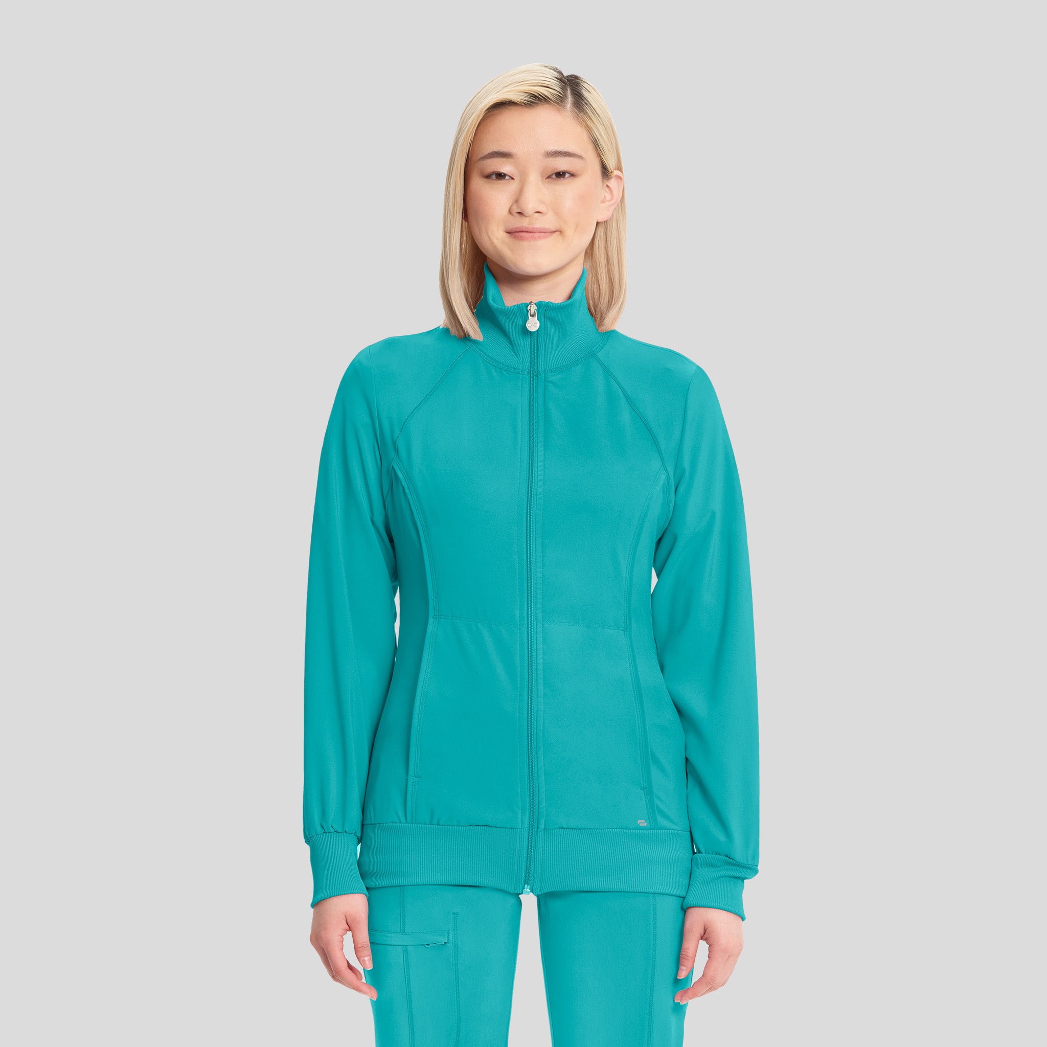 Women's Zip Front Warm-Up | Teal