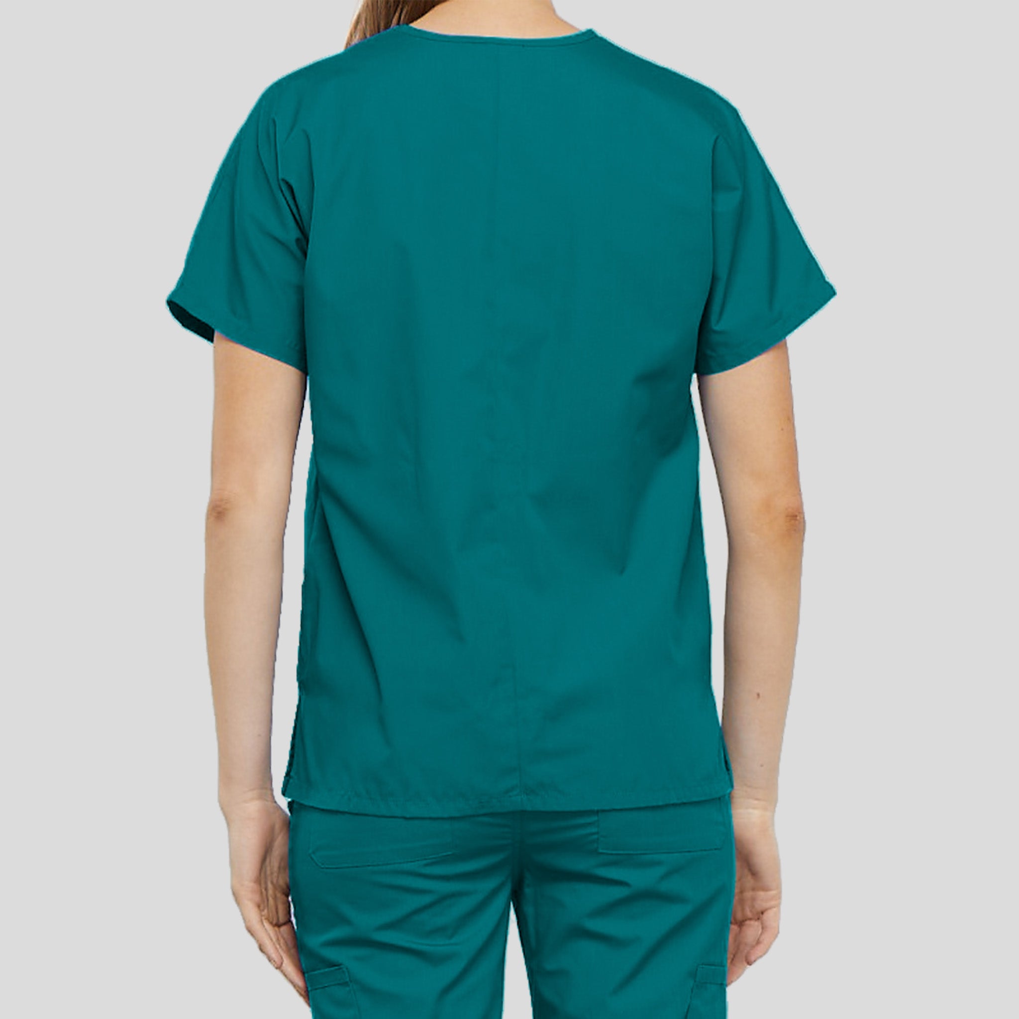 Women's V-Neck 2 Pocket | Teal