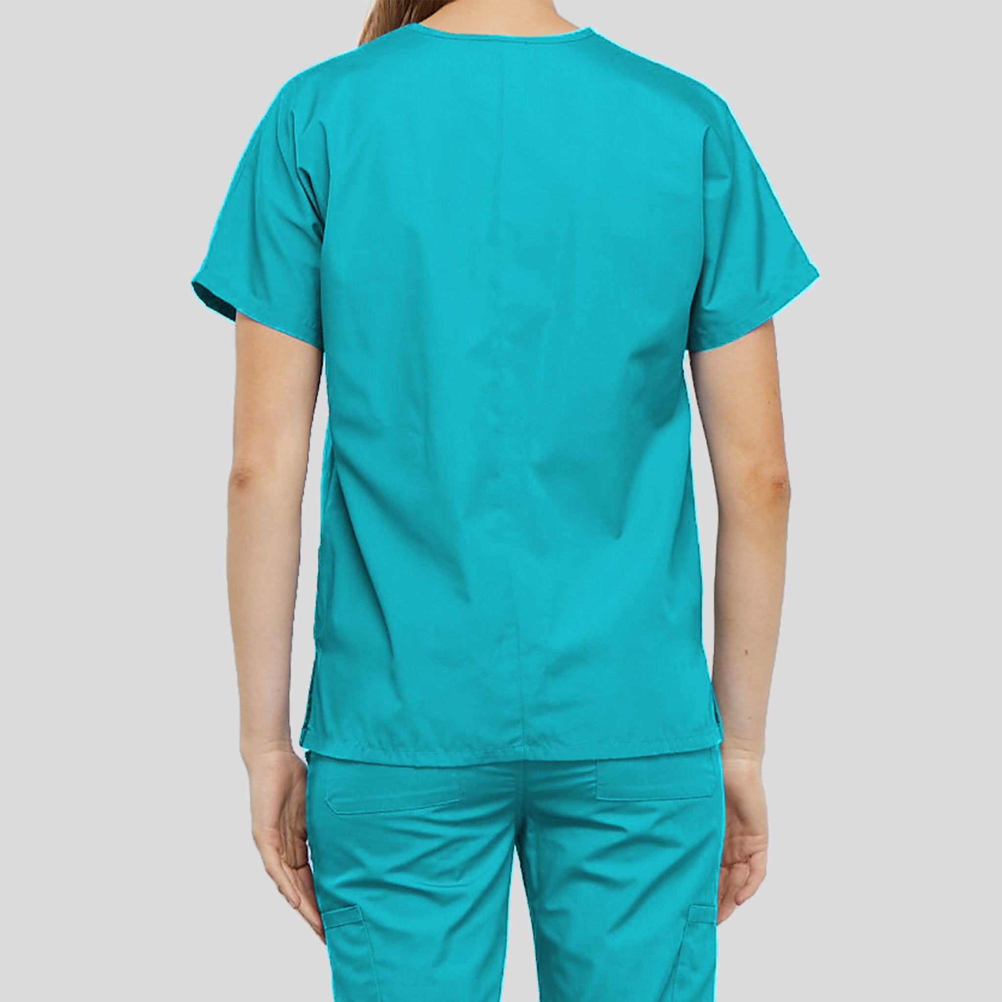 Women's V-Neck 2 Pocket | Turquoise