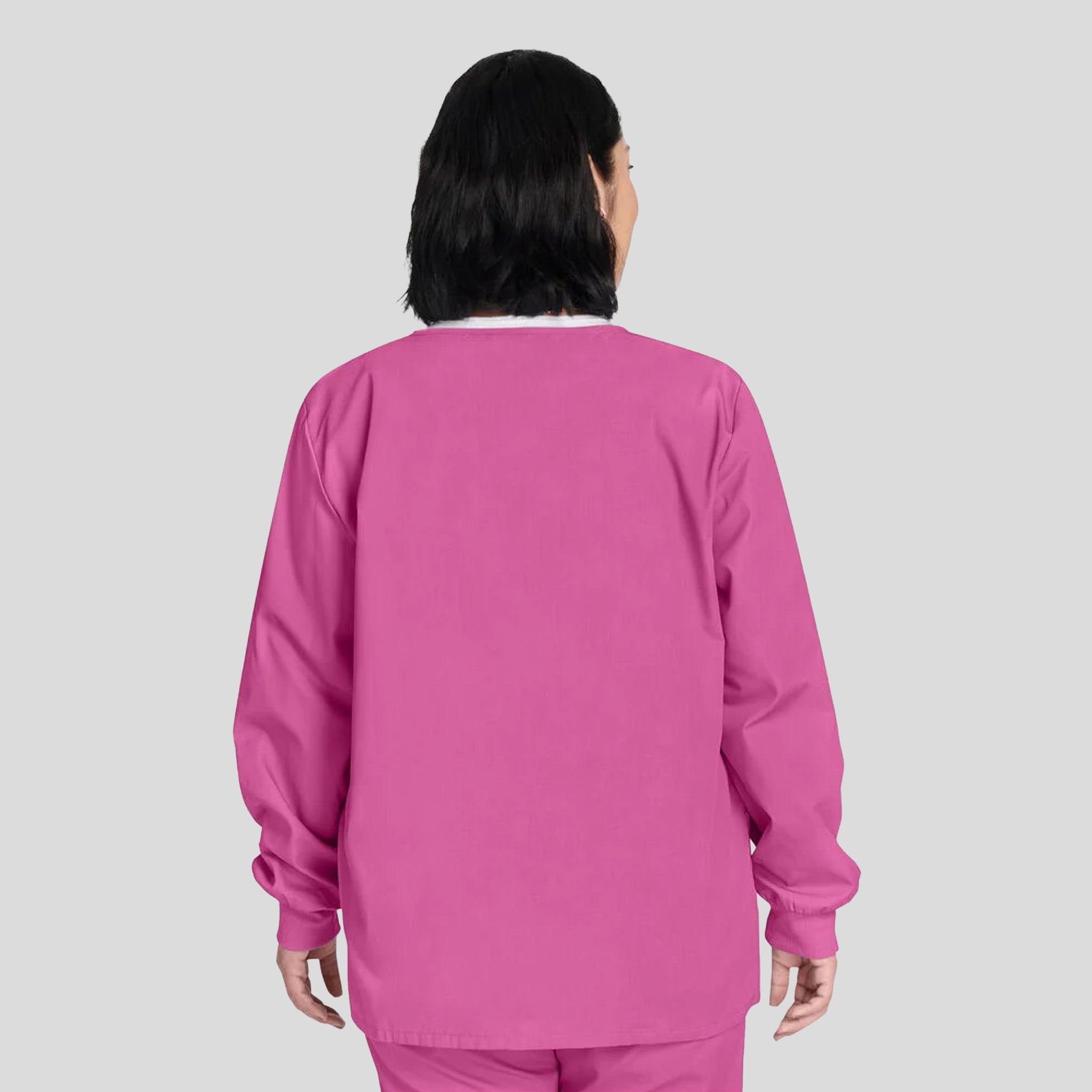 Women's Snap Front Jacket | Shocking Pink