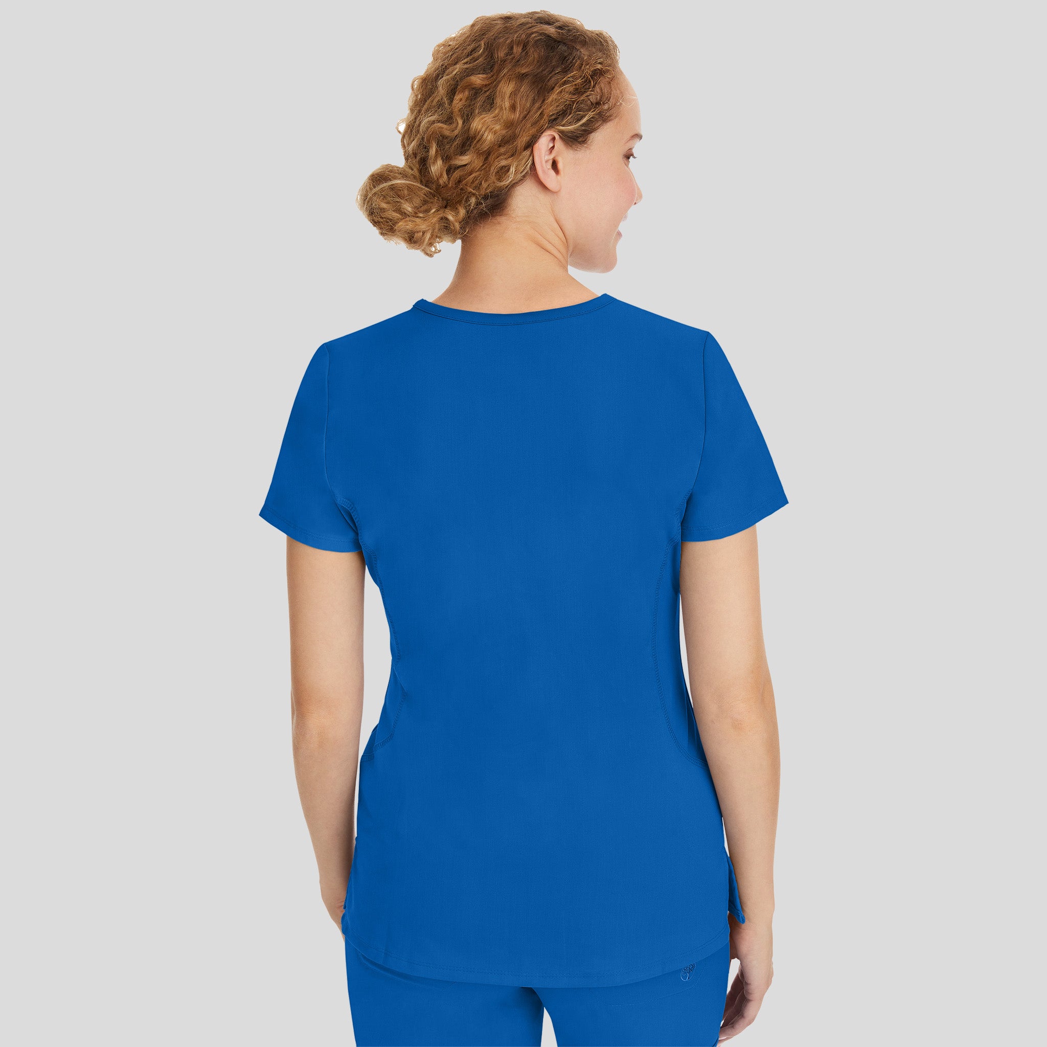 Juliet V-Neck Yoga Scrub Top | Royal
