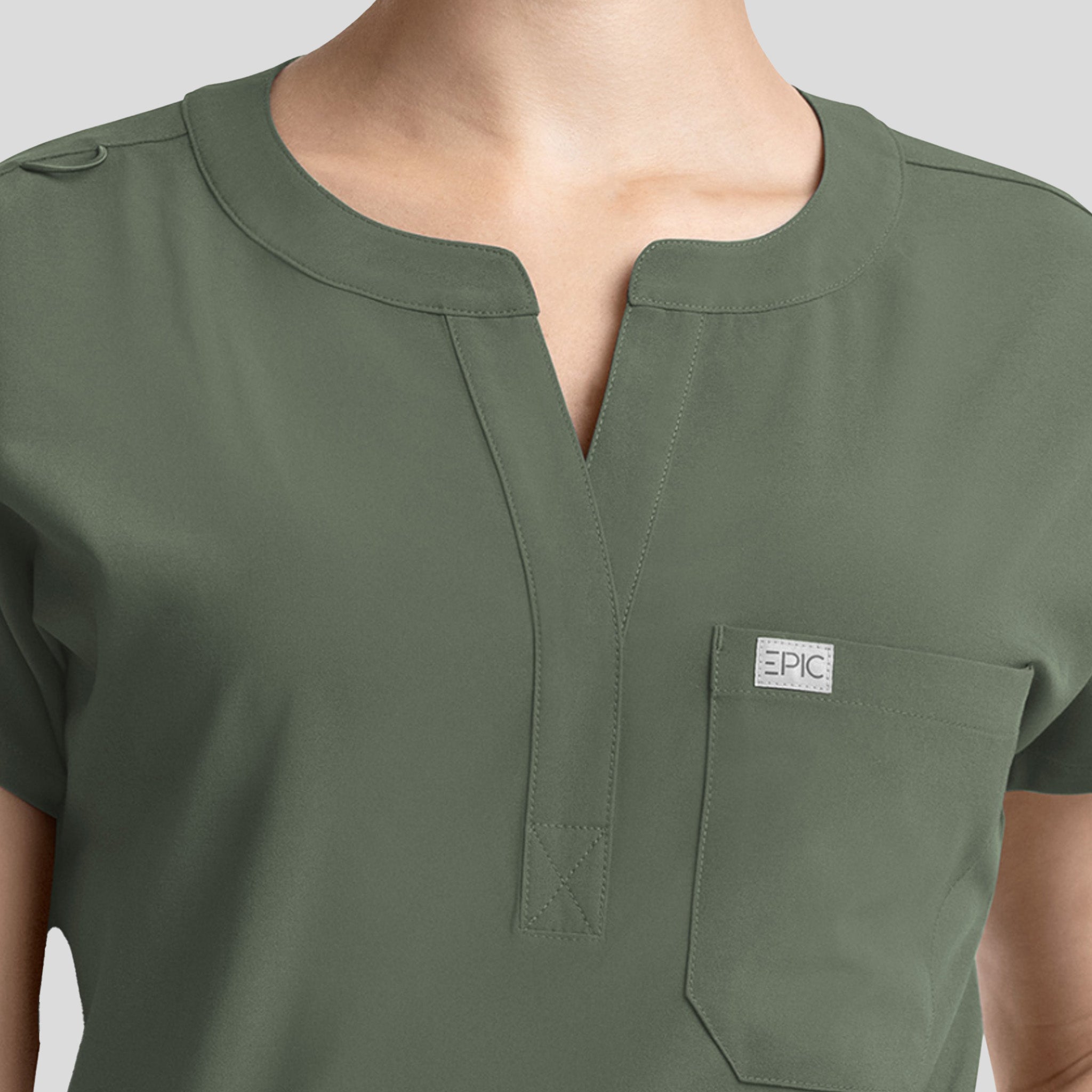 Womenβs Dolman 3 Pocket Top | Olive
