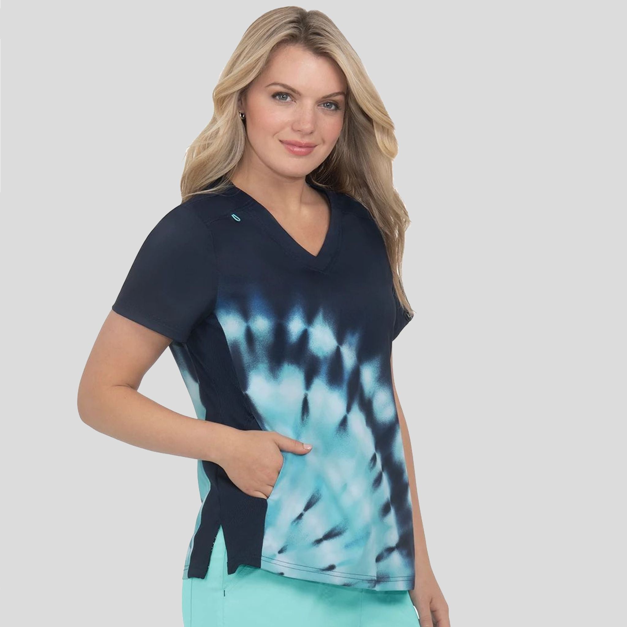 Cali Top | Tie Dye Burst Fresh Mint