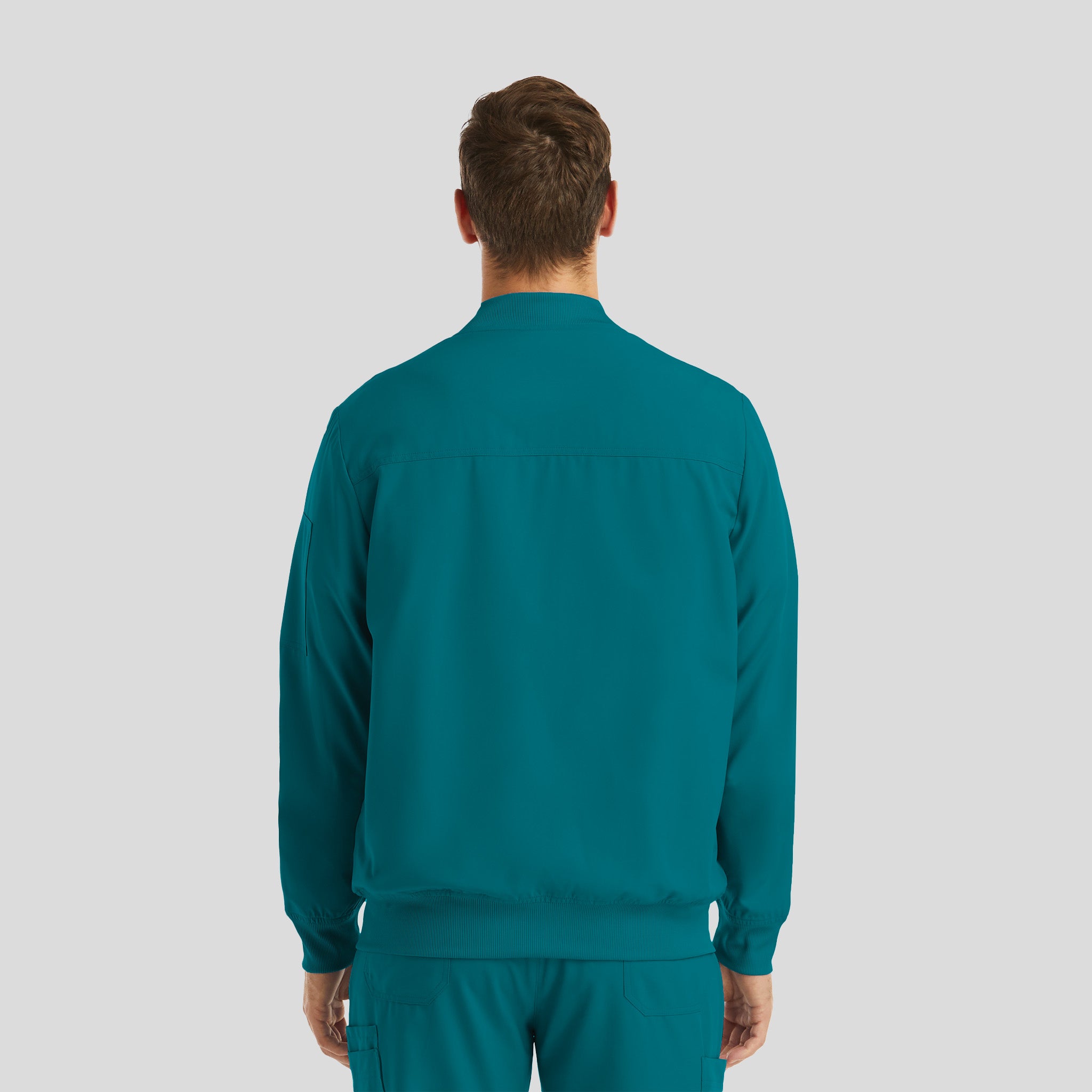 Menβs Full Zip Bomber Jacket | Caribbean