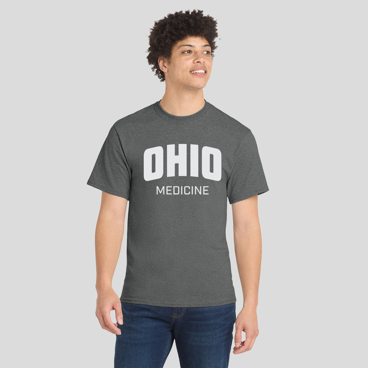 OU Core Blend Tee - Medicine Logo | Graphite Heather