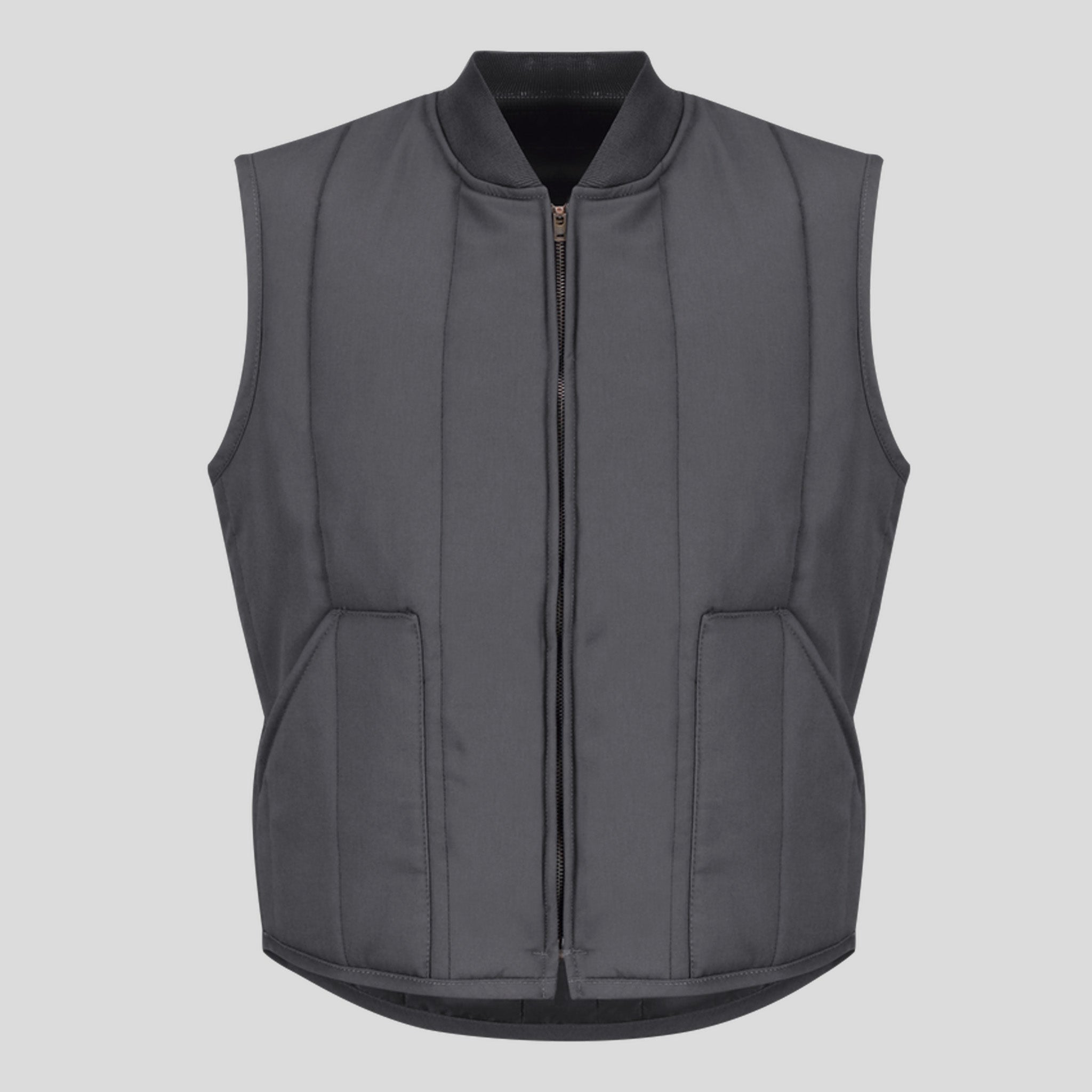 Quilted Vest | Charcoal