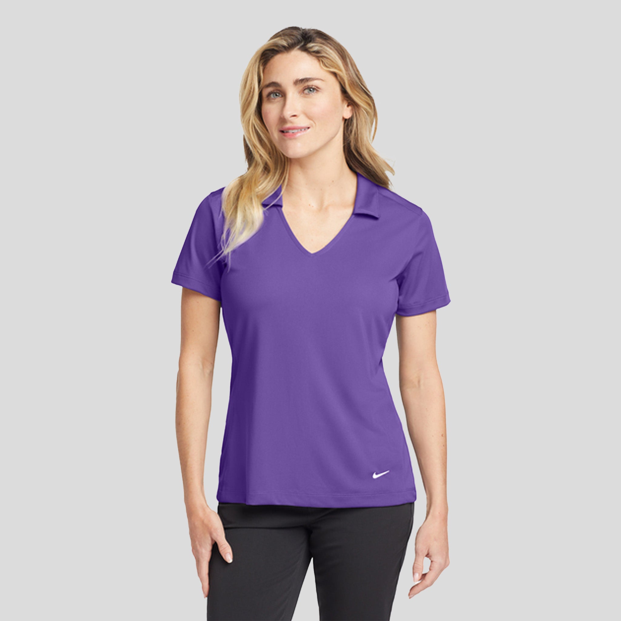 Women's Dri-FIT Vertical Mesh Polo | Court Purple