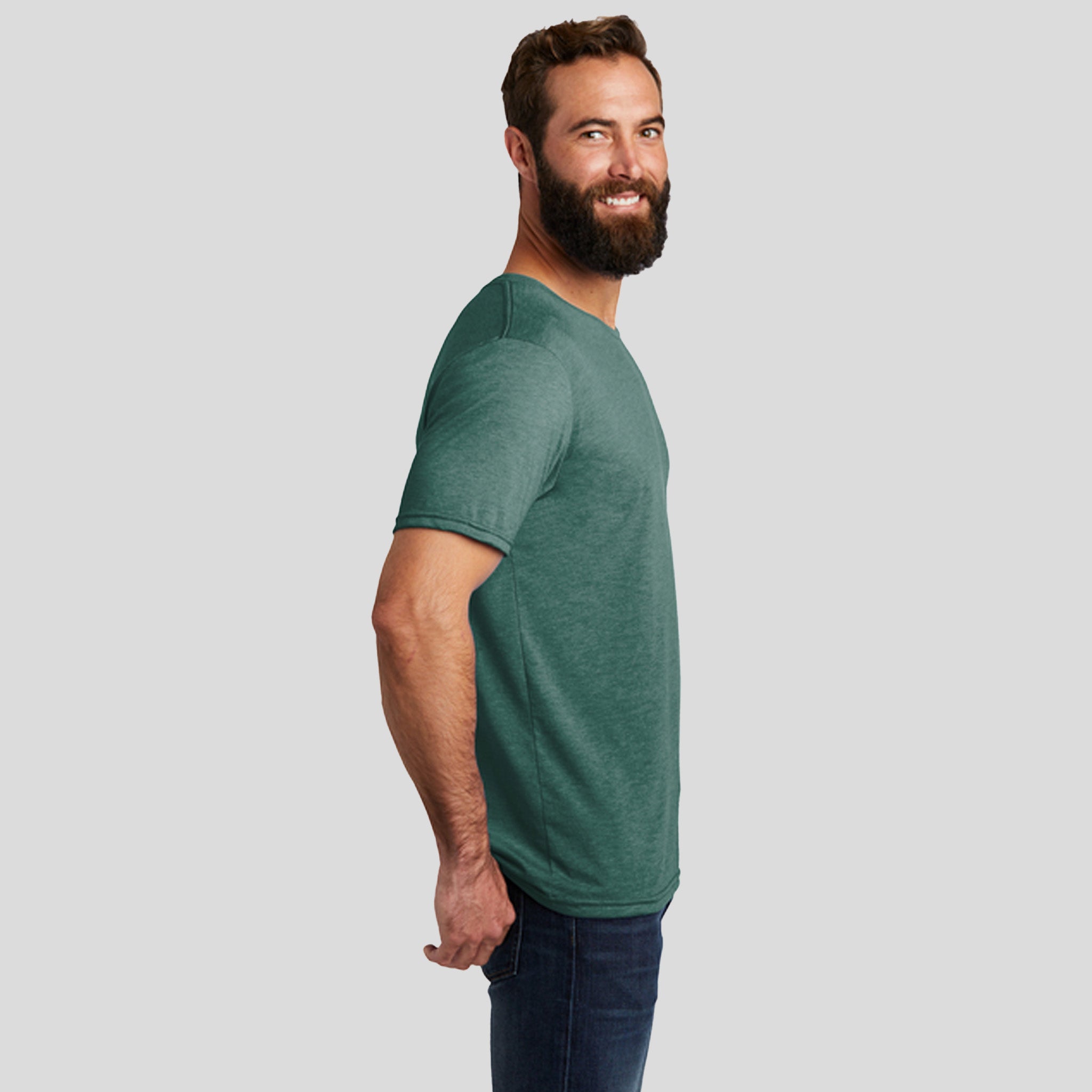 Unisex Tri-Blend Tee | Deep Sea Green