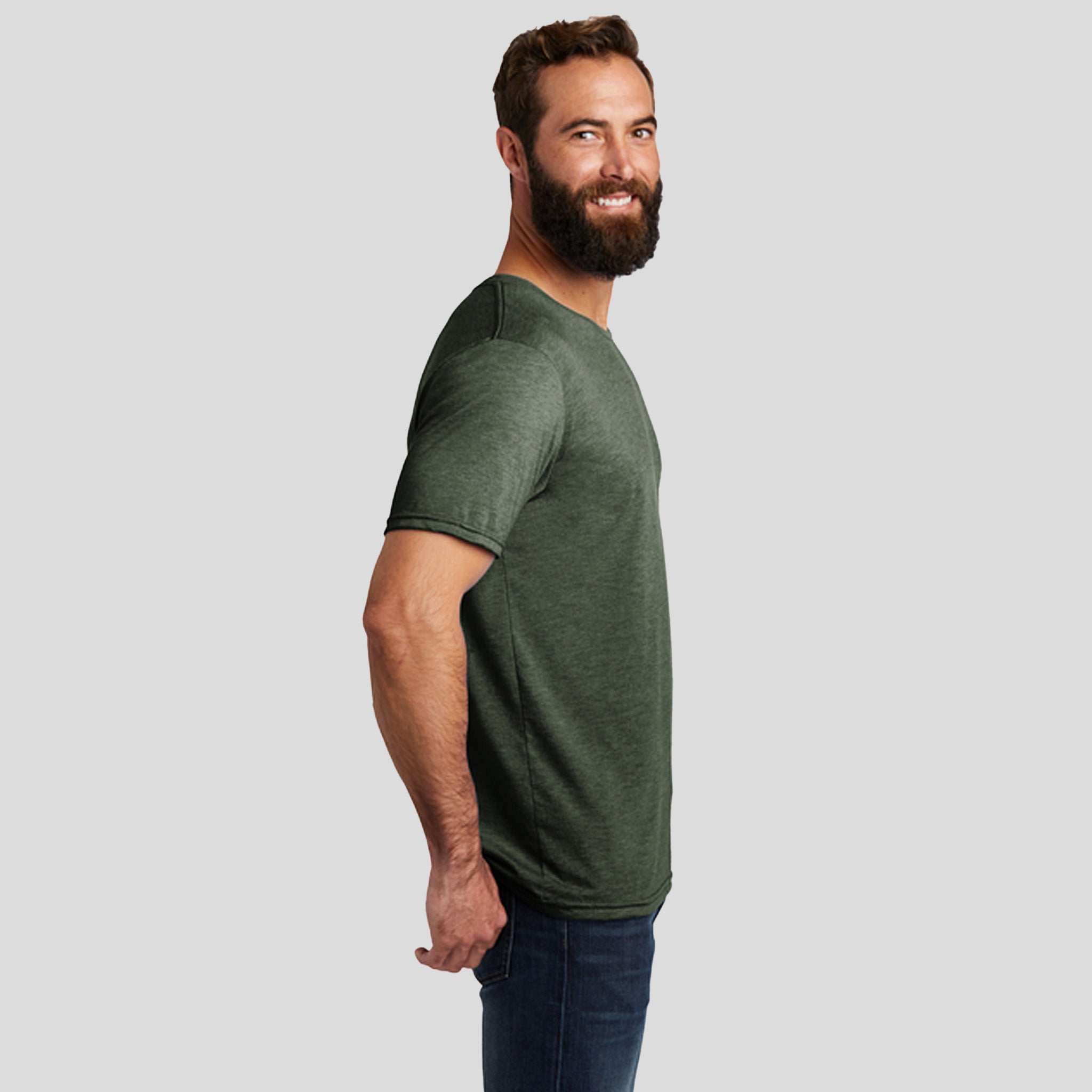 Unisex Tri-Blend Tee | Herb Green