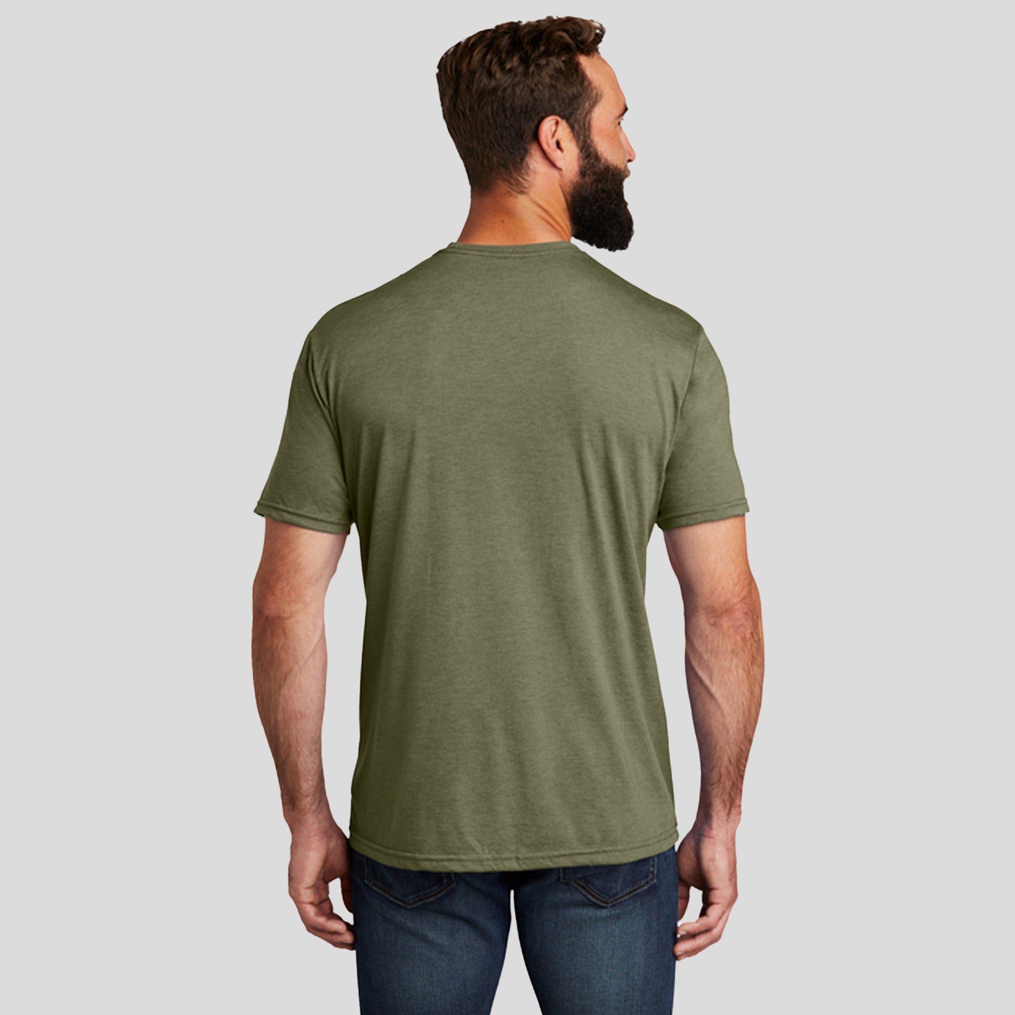 Unisex Tri-Blend Tee | Olive You Green