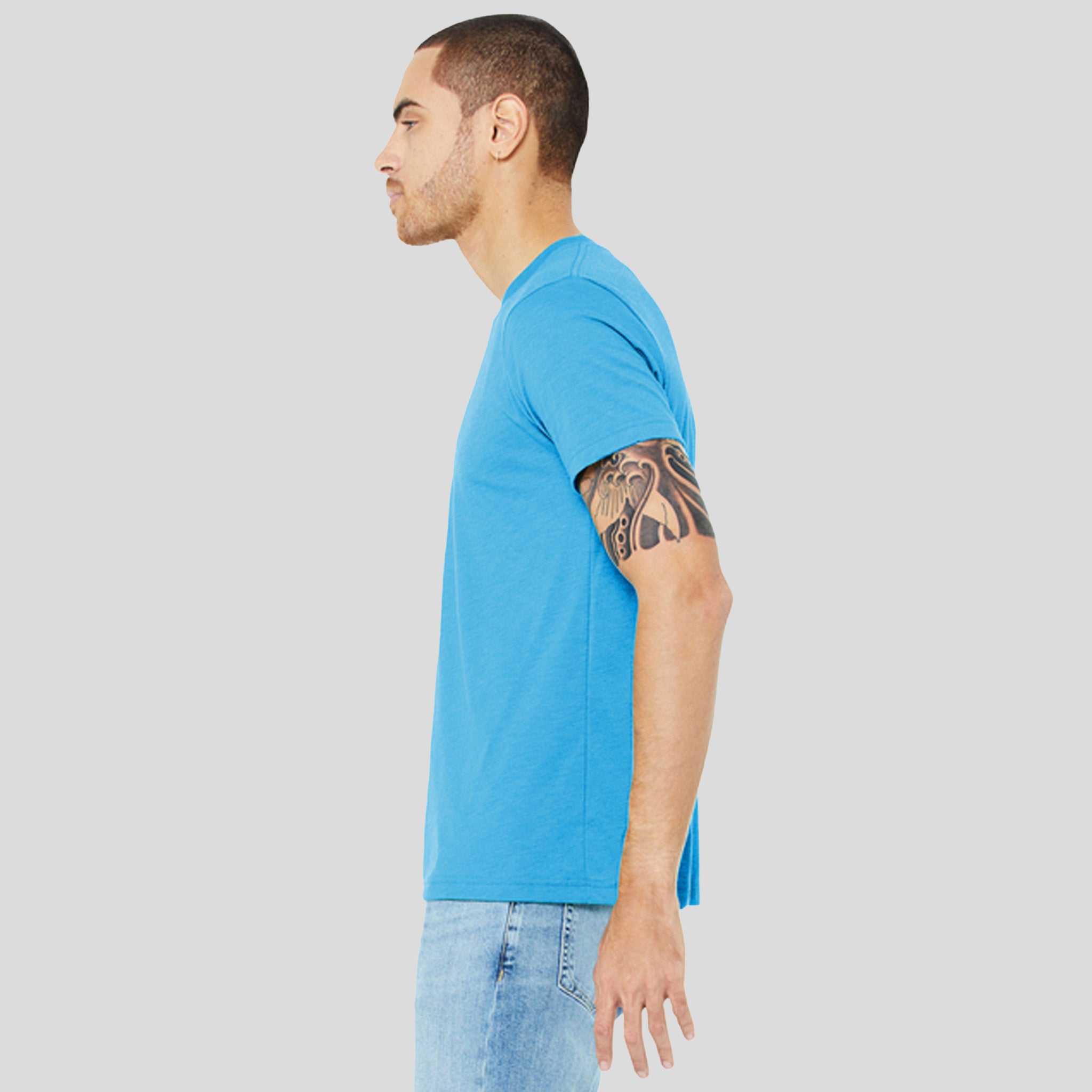 Unisex Triblend Short Sleeve Tee | Aqua Triblend