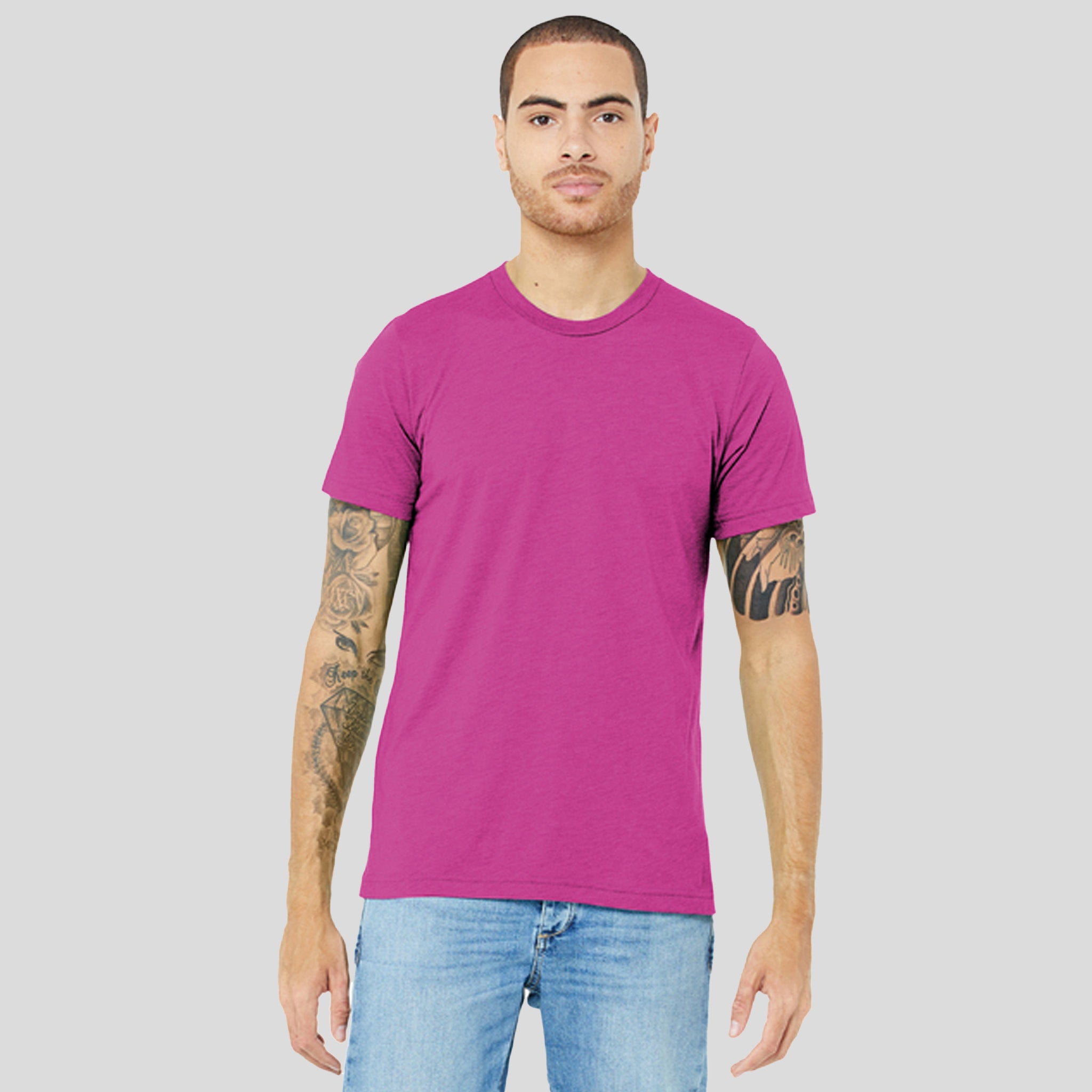 Unisex Triblend Short Sleeve Tee | Berry Triblend
