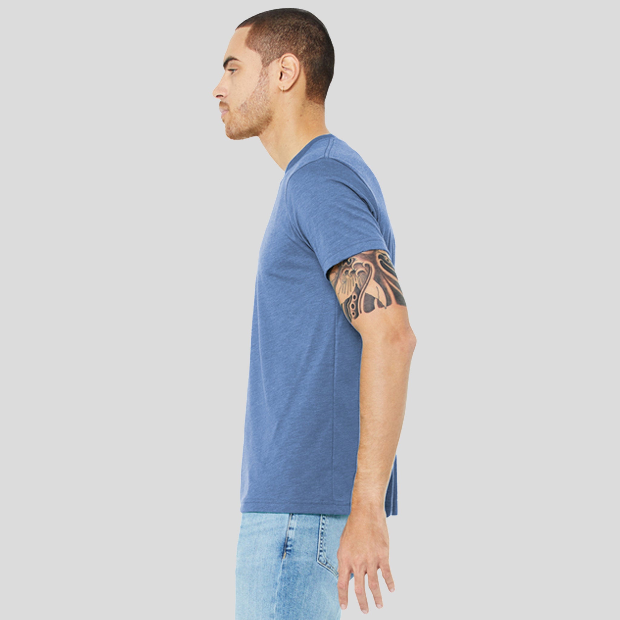 Unisex Triblend Short Sleeve Tee | Blue Triblend