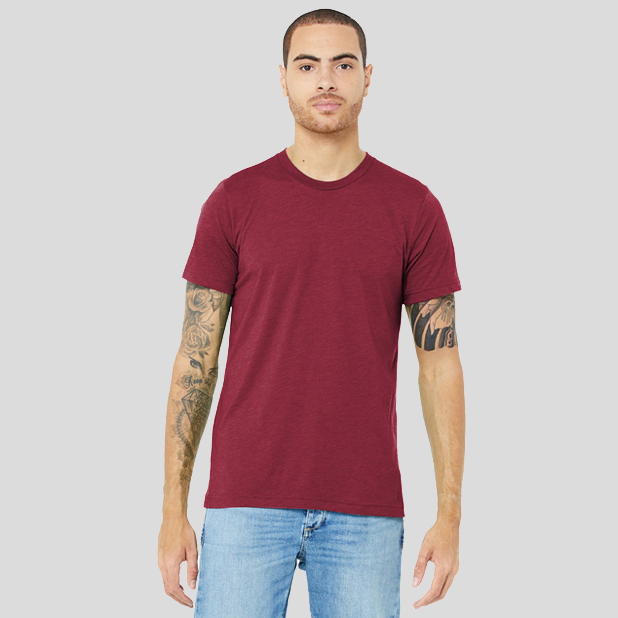 Unisex Triblend Short Sleeve Tee | Cardinal Triblend