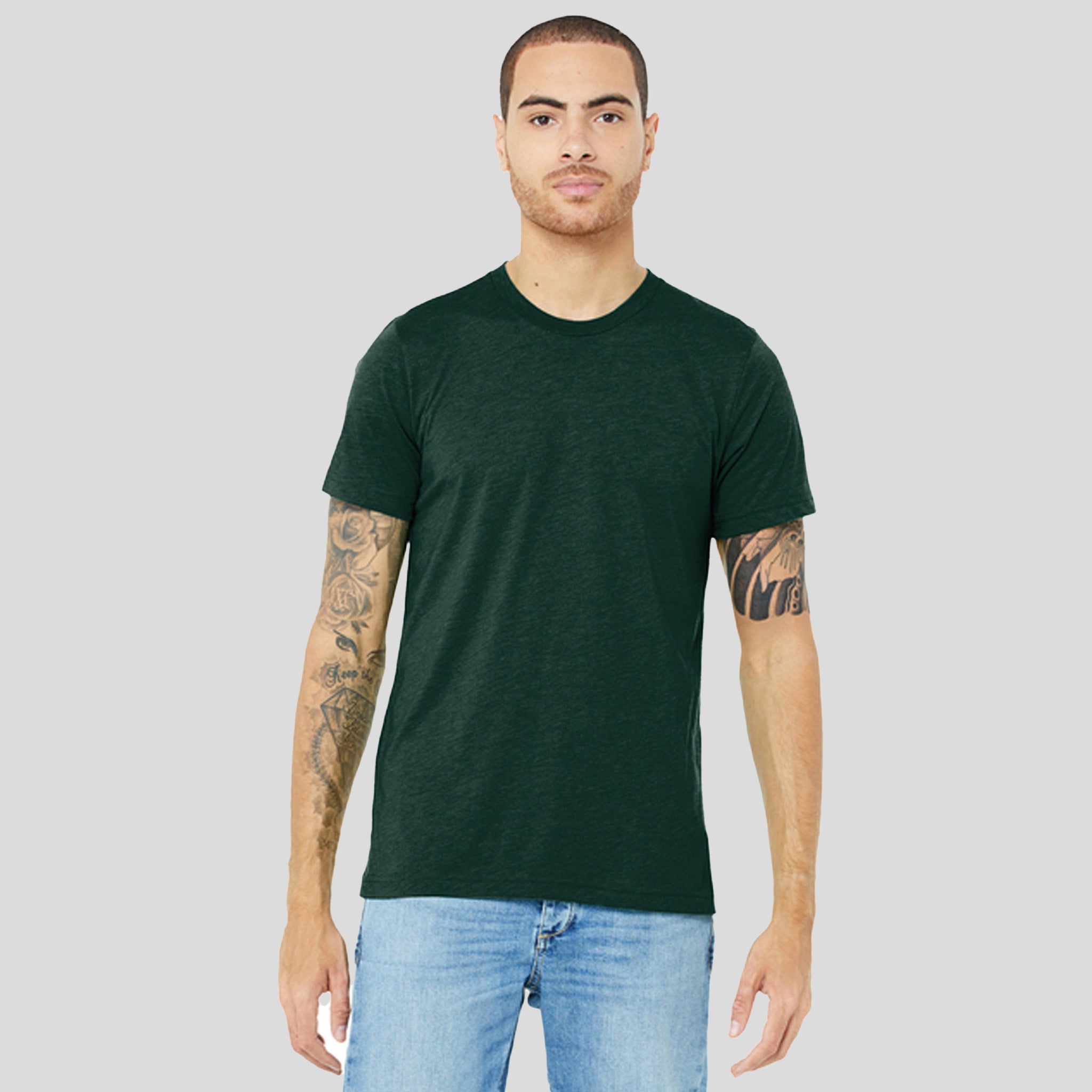 Unisex Triblend Short Sleeve Tee | Emerald Triblend