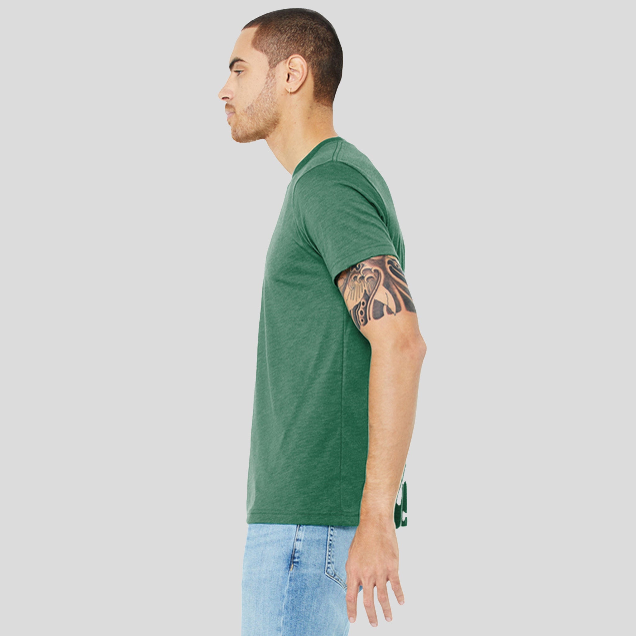 Unisex Triblend Short Sleeve Tee | Grass Green Triblend