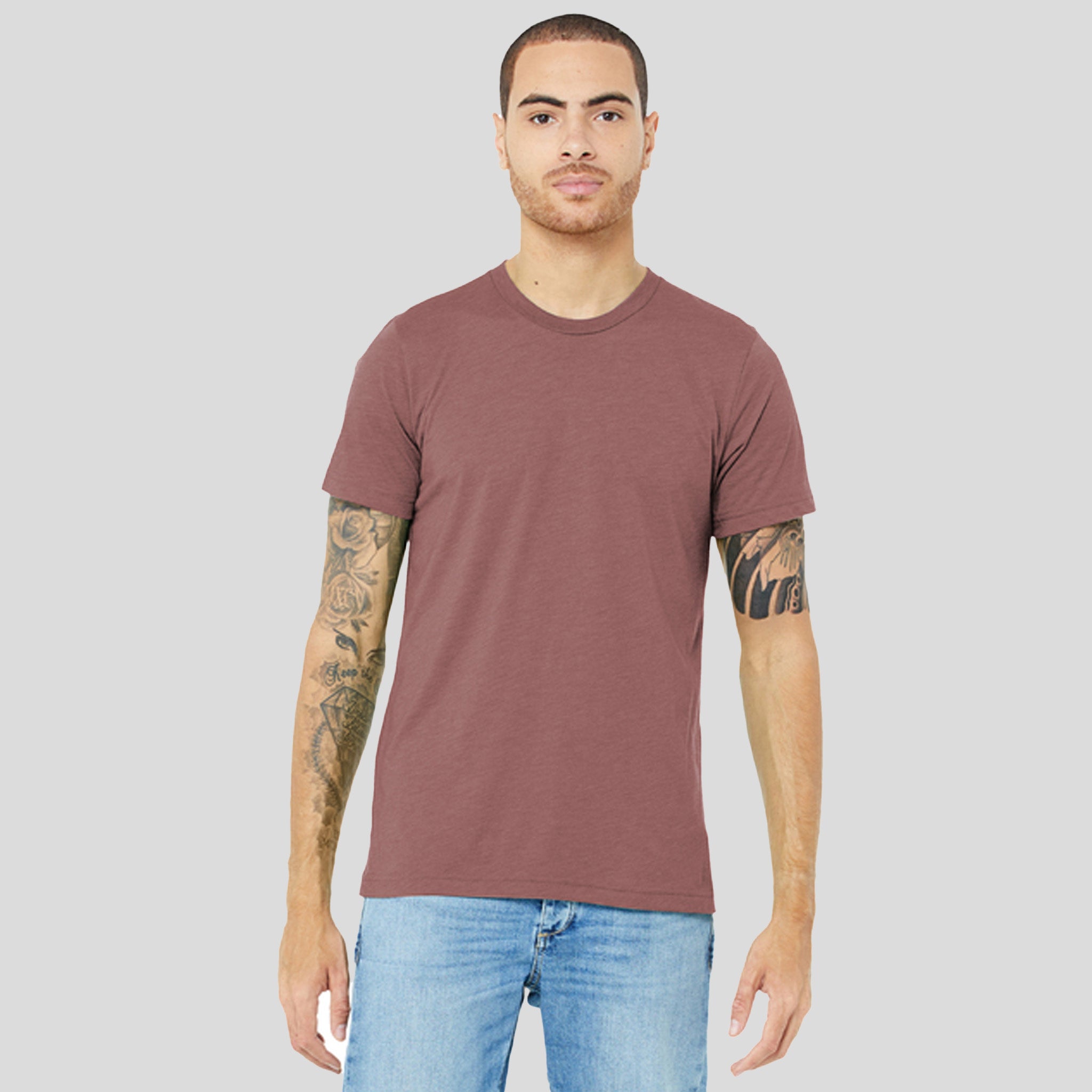 Unisex Triblend Short Sleeve Tee | Mauve Triblend