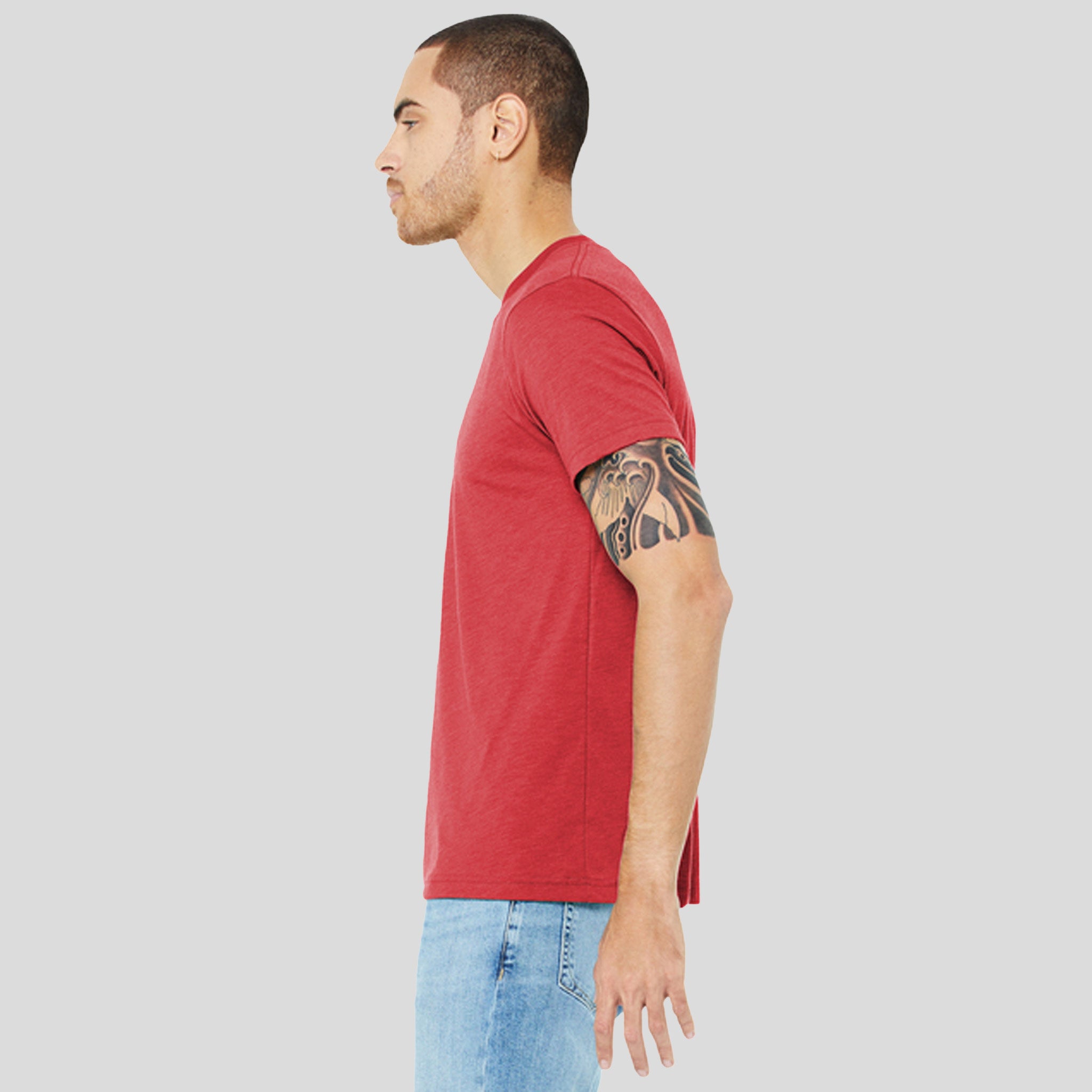 Unisex Triblend Short Sleeve Tee | Red Triblend