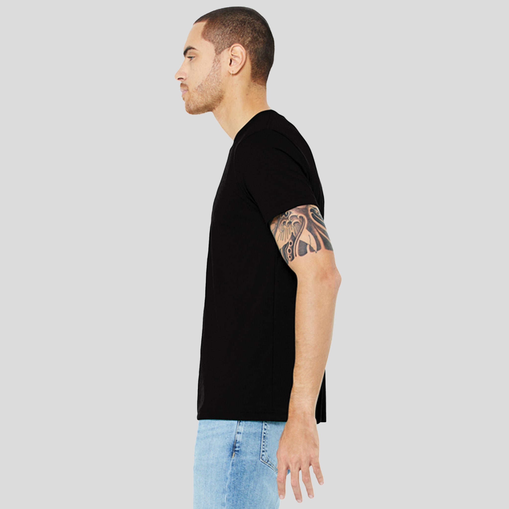Unisex Triblend Short Sleeve Tee | Solid Black Triblend