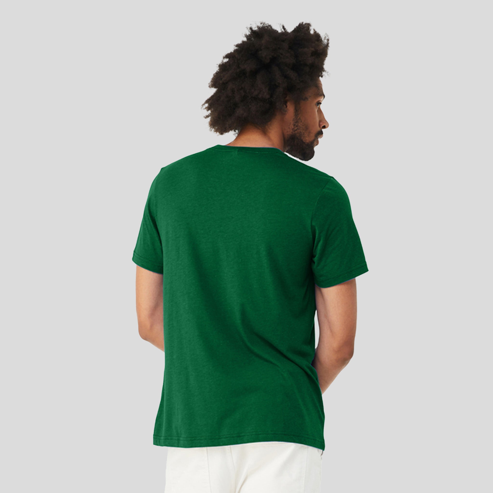 Unisex Triblend Short Sleeve Tee | Solid Kelly Triblend