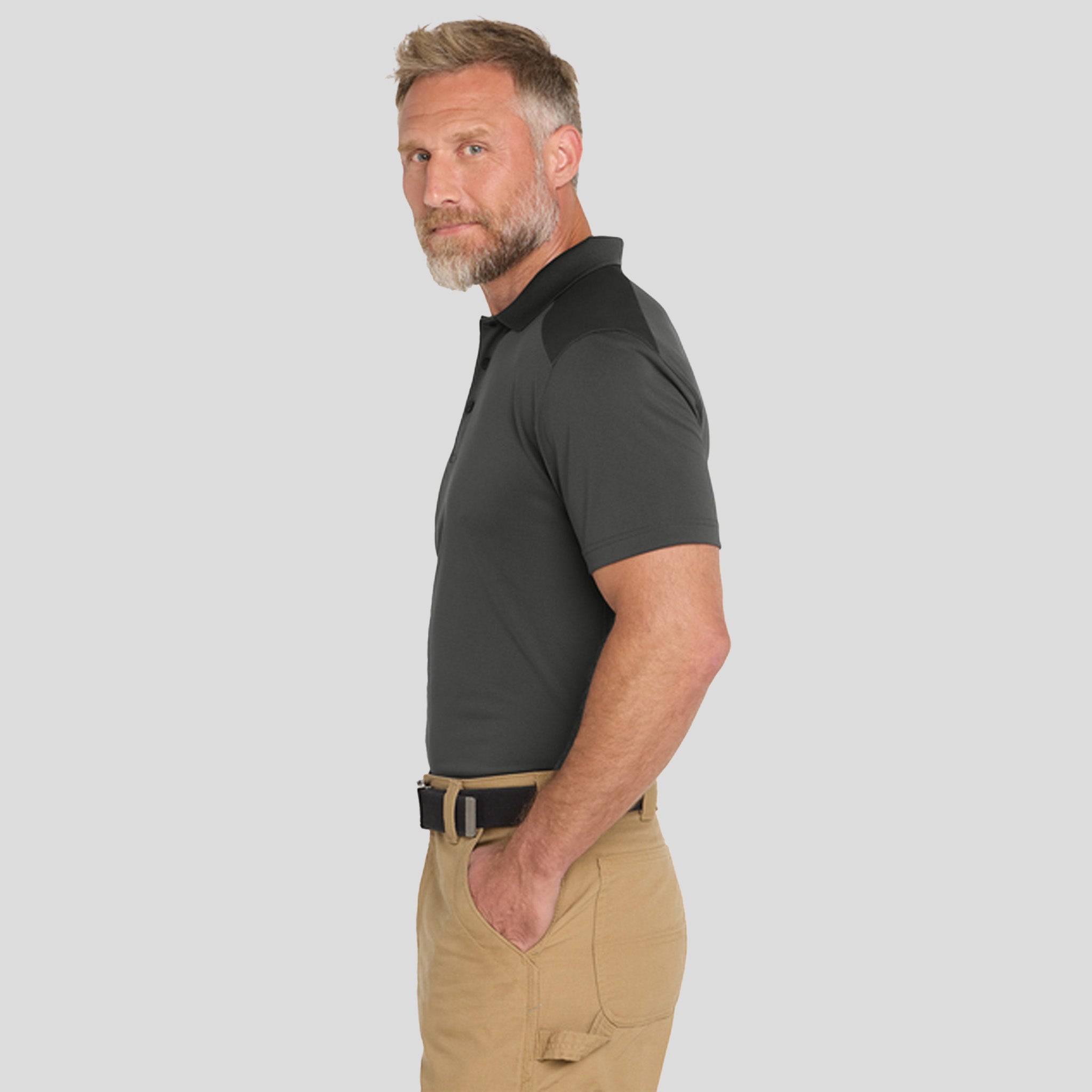 Men's Select Lightweight Snag-Proof Polo | Charcoal