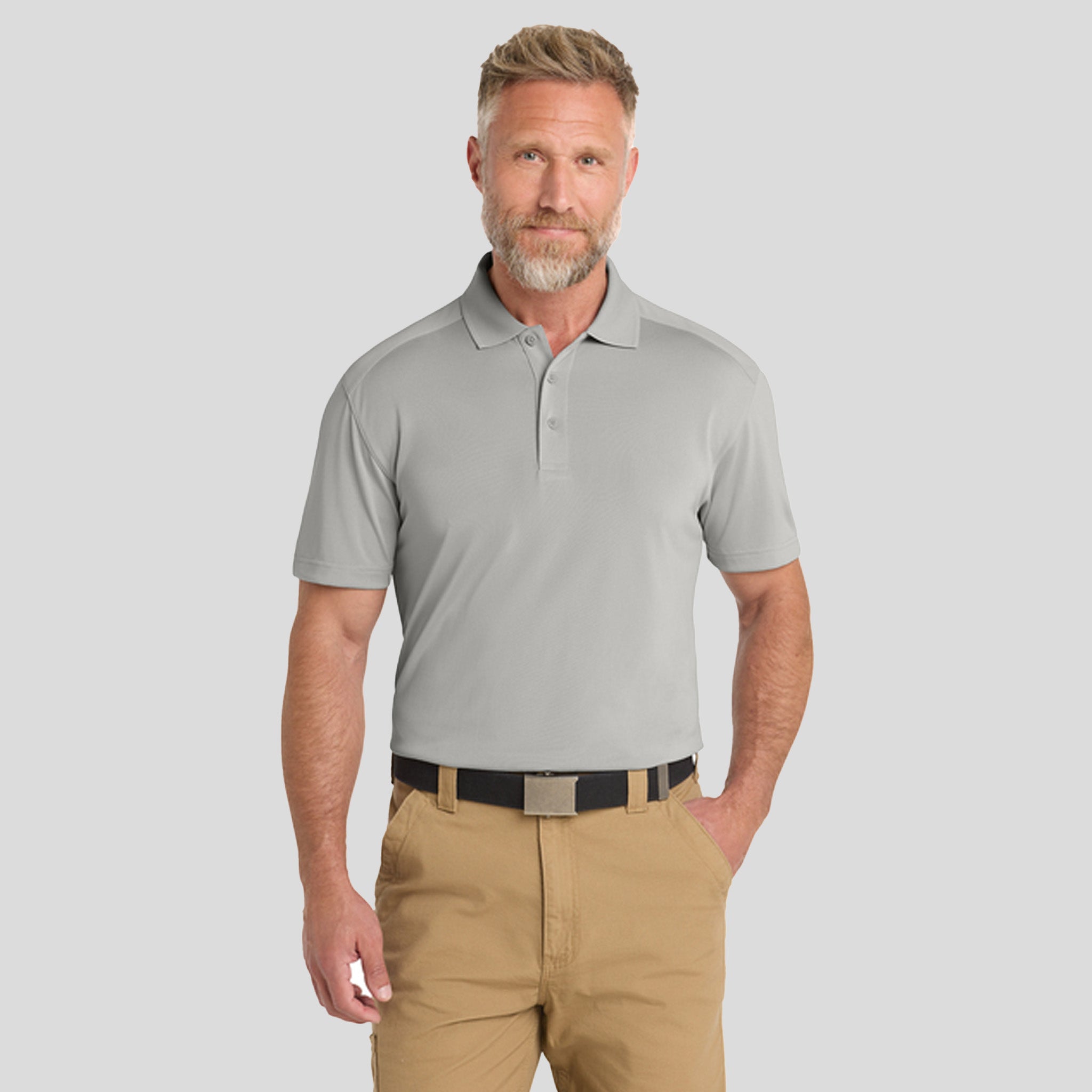 Men's Select Lightweight Snag-Proof Polo | Light Grey