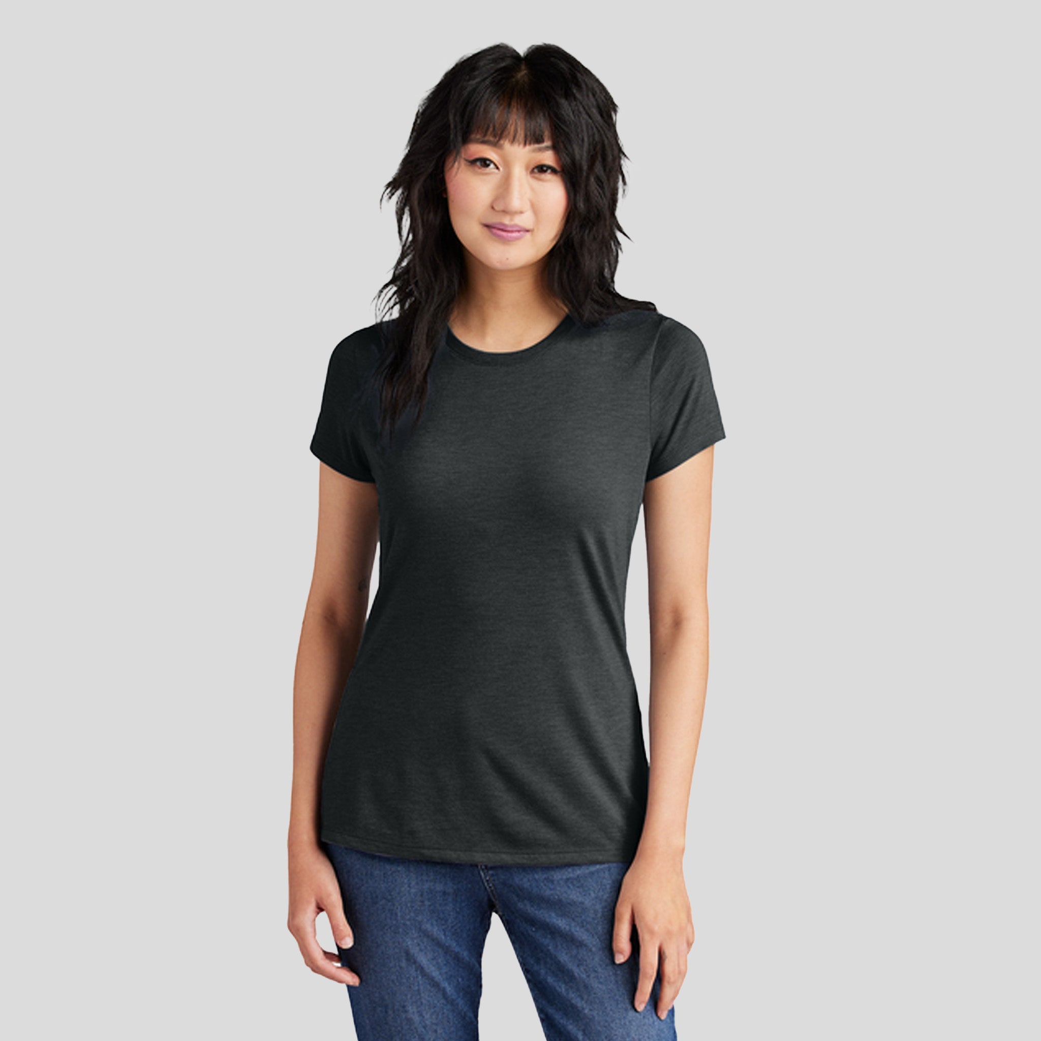 Womenโs Perfect Triยฎ Tee | Black Frost