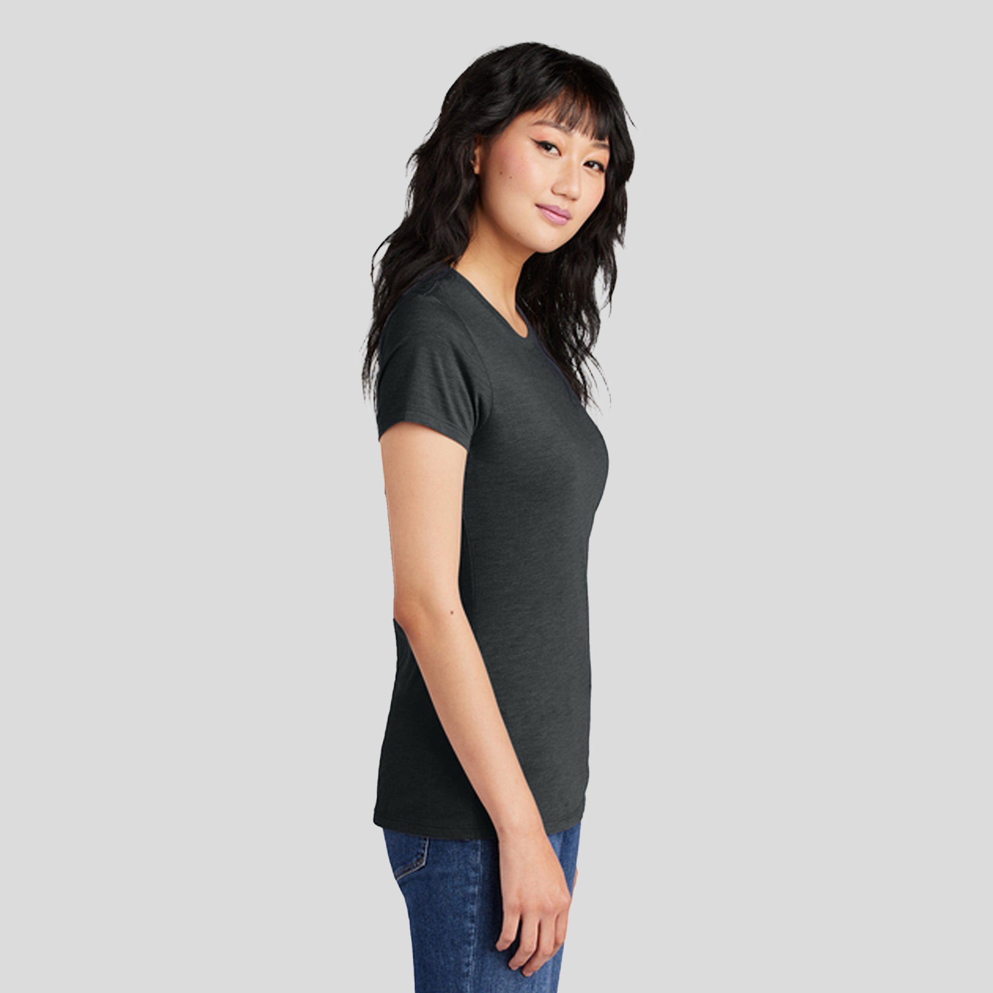 Womenโs Perfect Triยฎ Tee | Black Frost