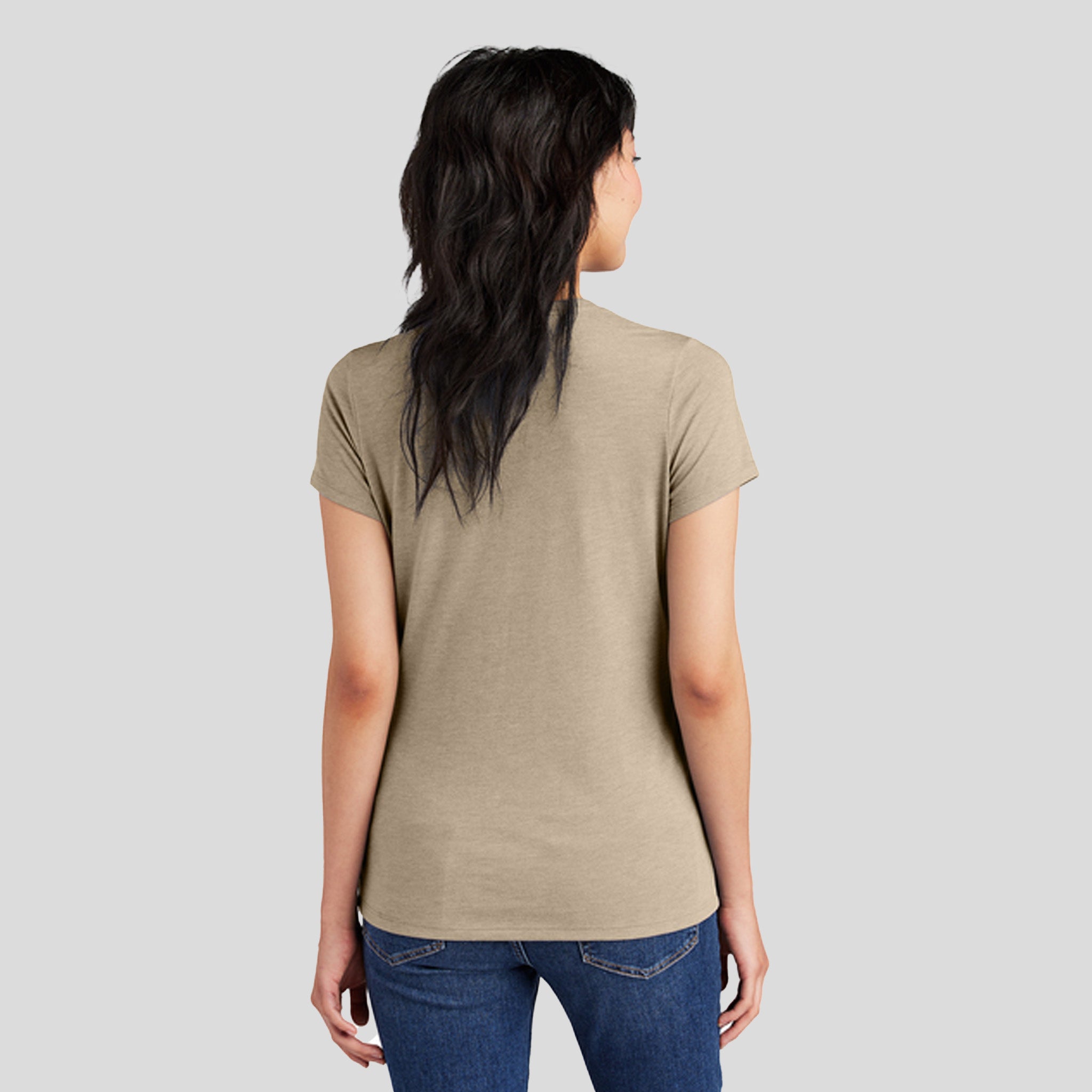 Womenโs Perfect Triยฎ Tee | Desert Tan Heather