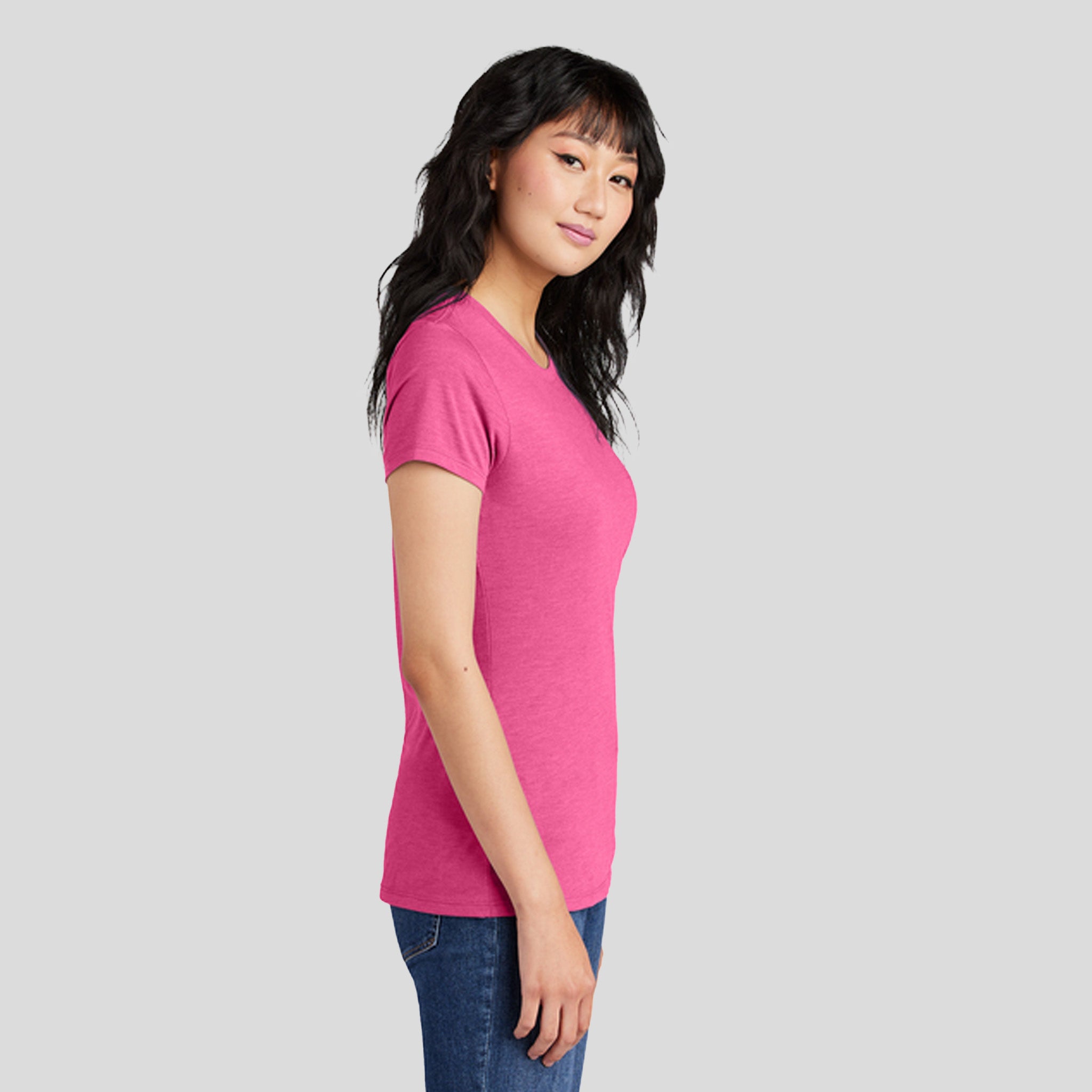 Womenโs Perfect Triยฎ Tee | Fuchsia Frost