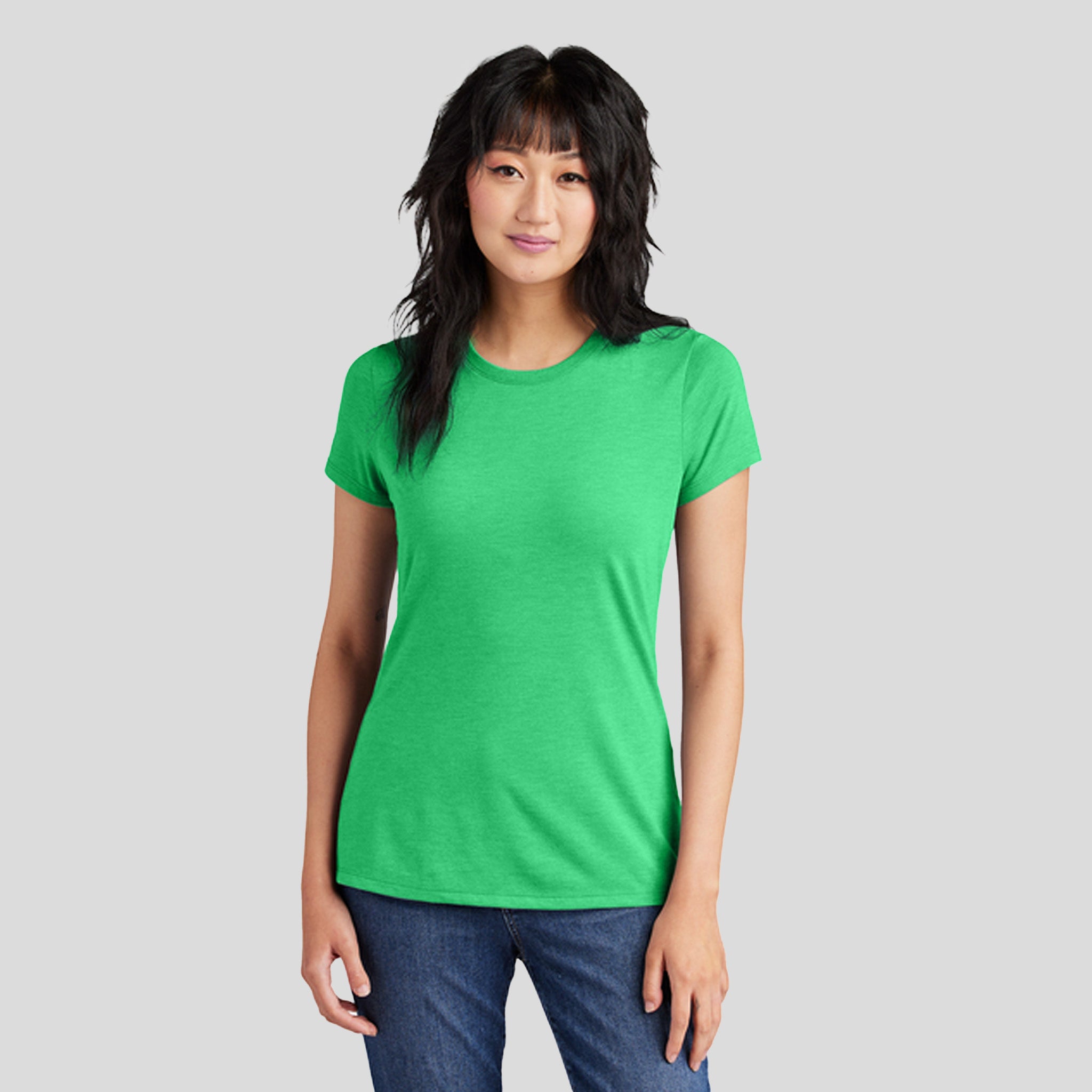 Womenโs Perfect Triยฎ Tee | Green Frost