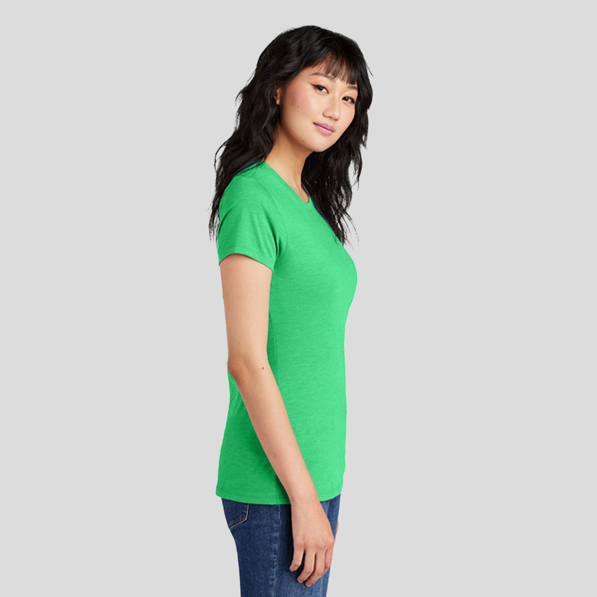 Womenโs Perfect Triยฎ Tee | Green Frost