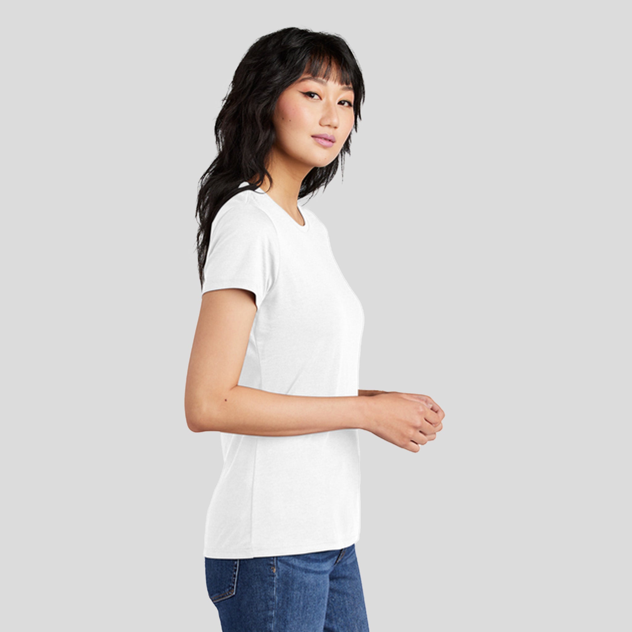 Womenโs Perfect Triยฎ Tee | White