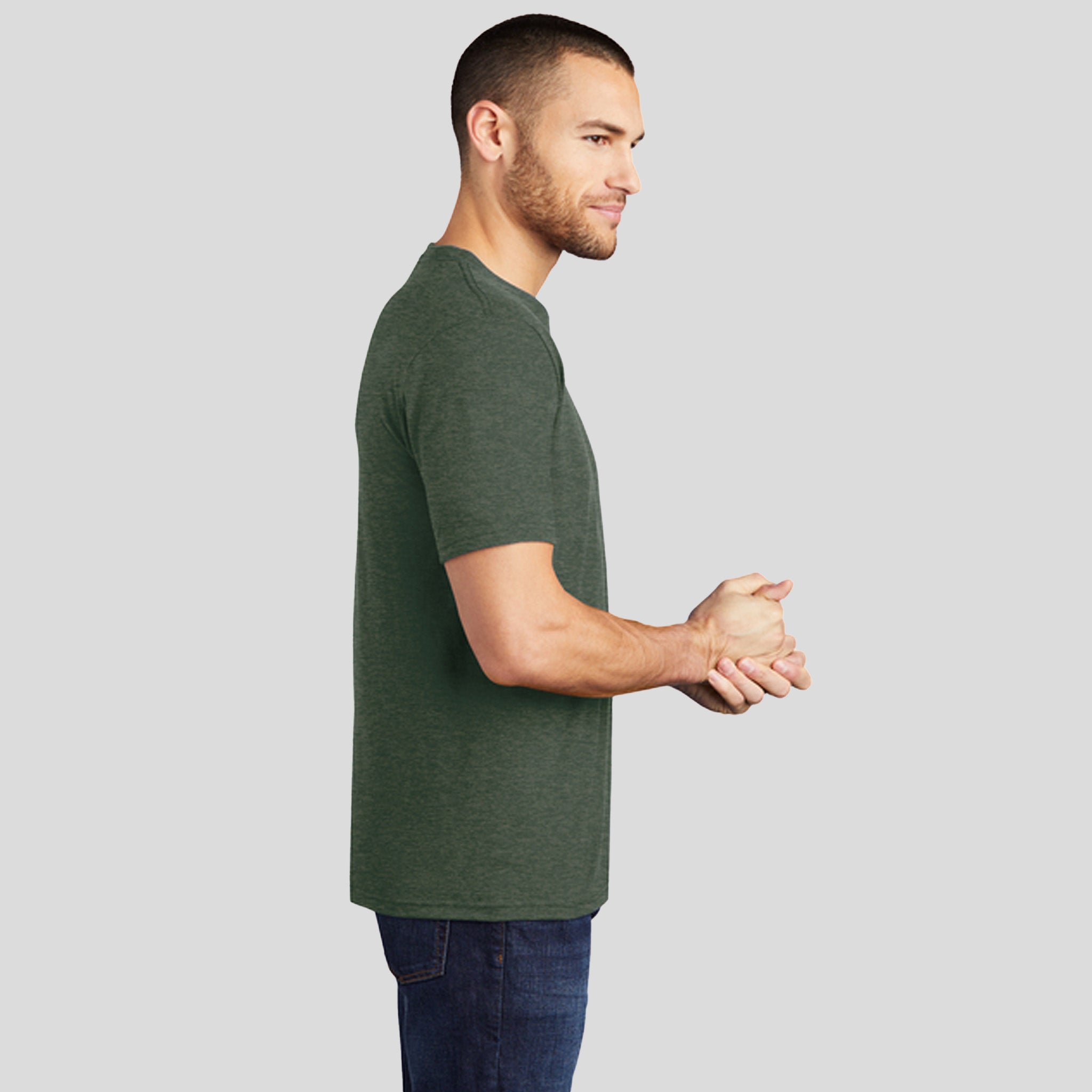 Perfect Triยฎ Tee | Heathered Forest Green