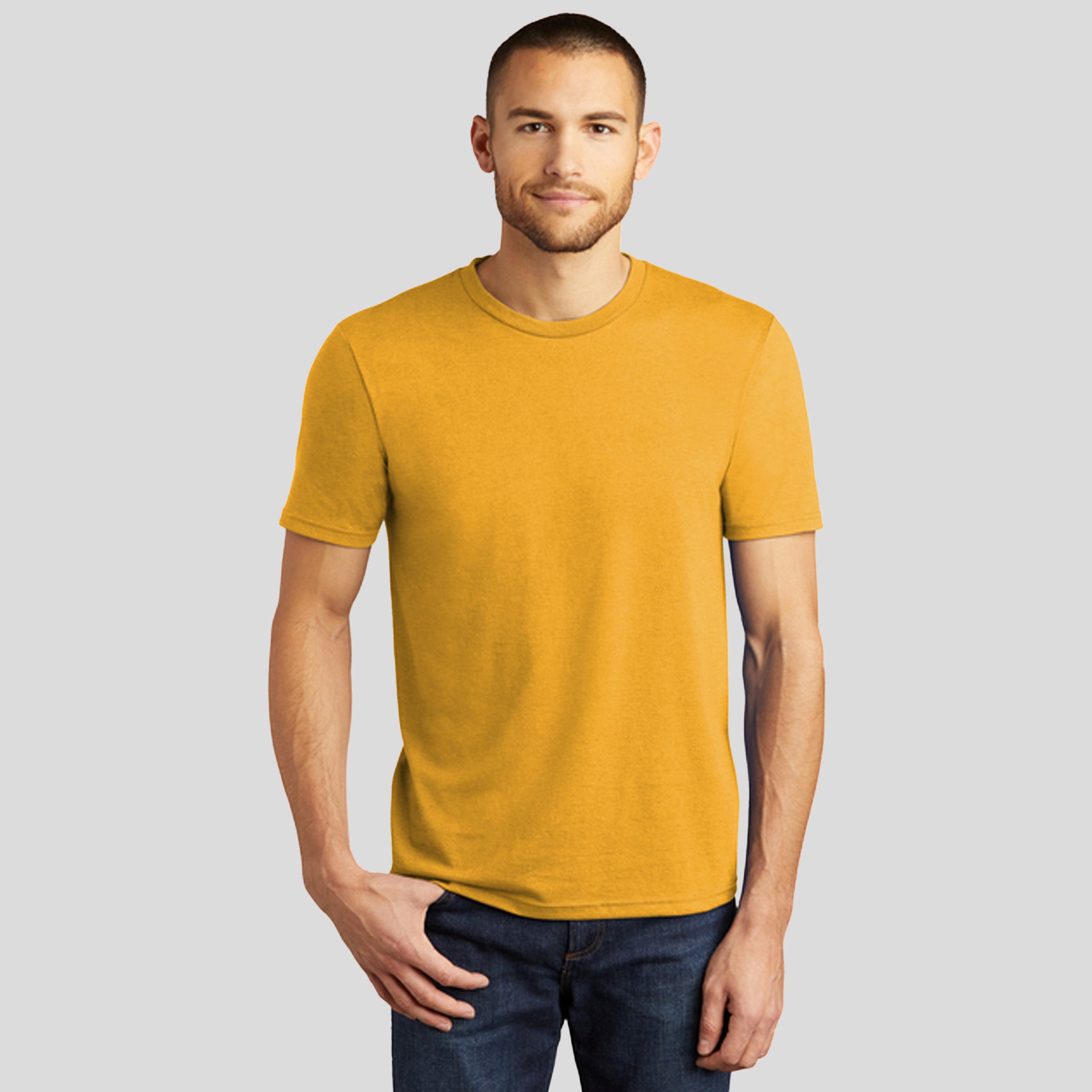 Perfect Triยฎ Tee | Ochre Yellow Heather