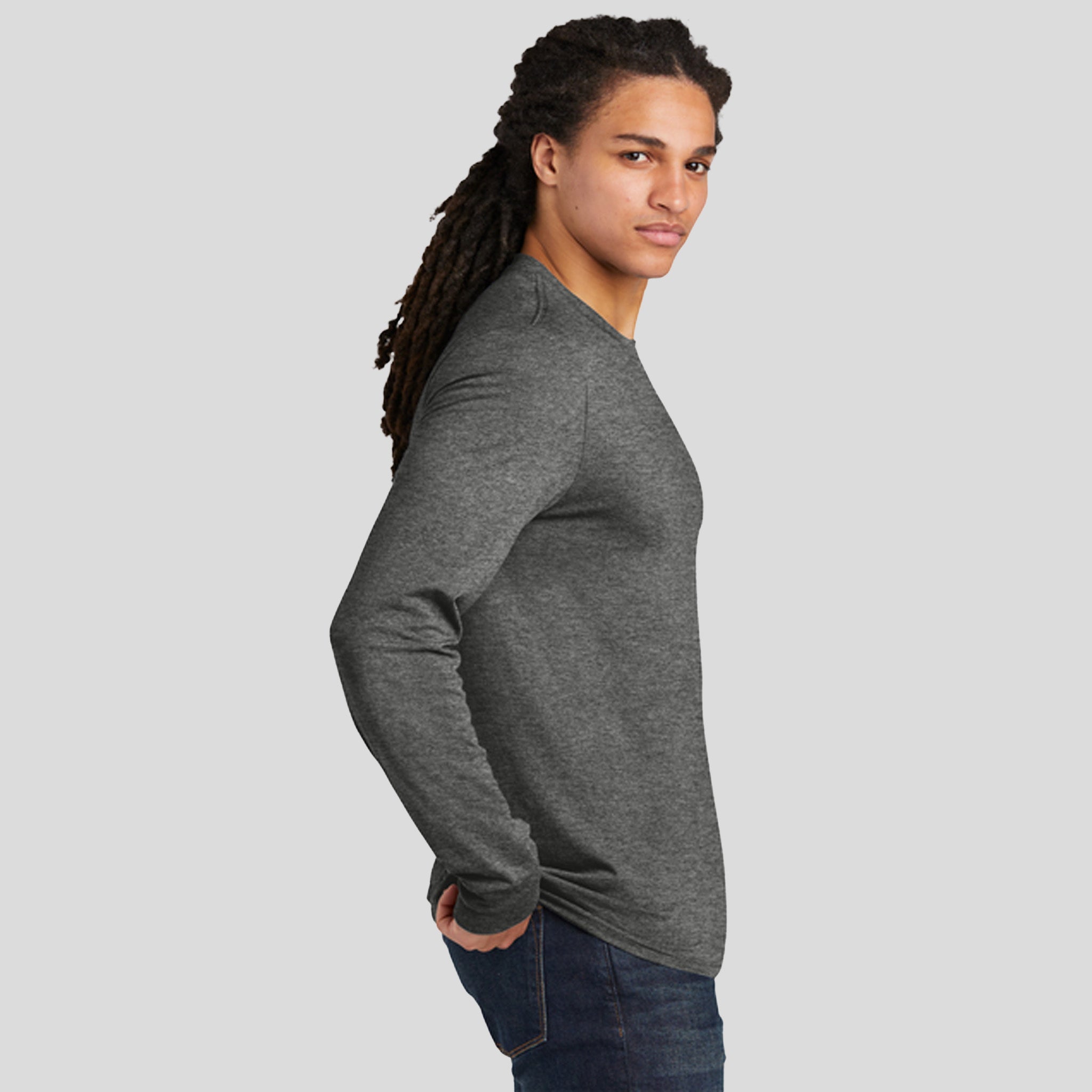 Perfect Triยฎ Long Sleeve Tee | Grey Frost