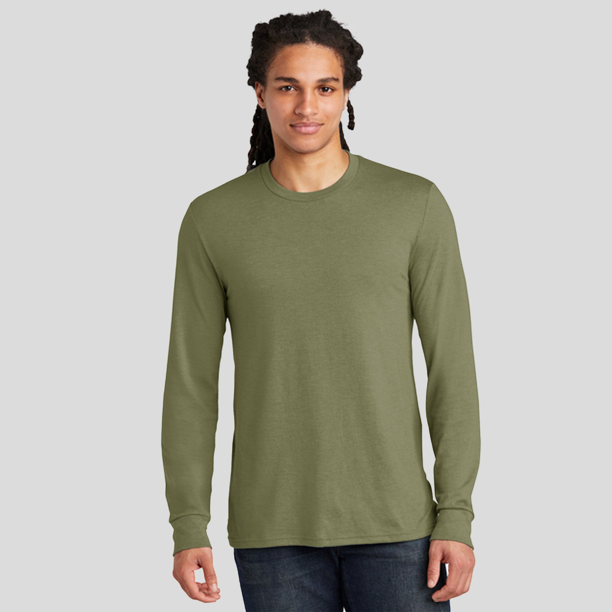 Perfect Triยฎ Long Sleeve Tee | Military Green Frost
