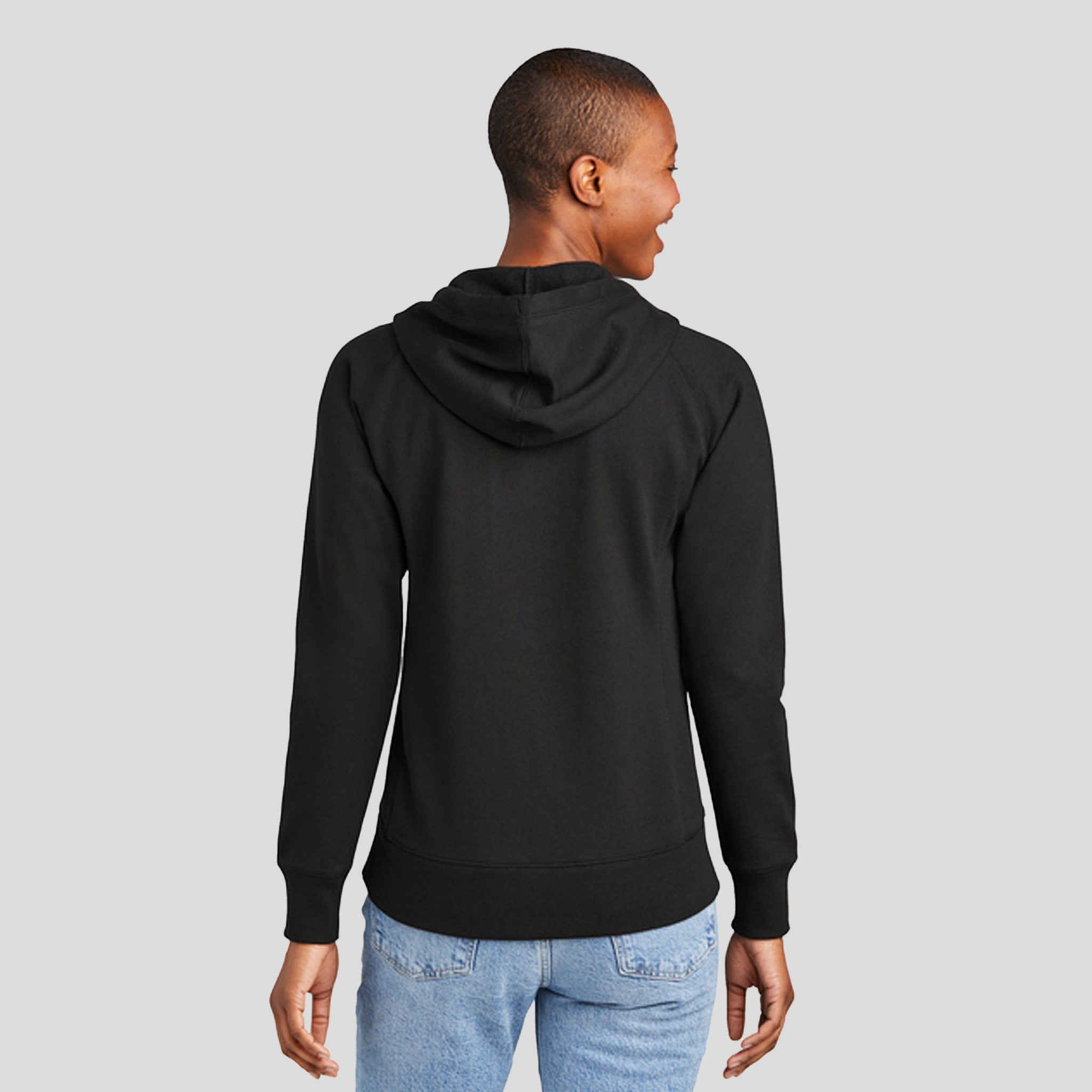 Womenโs Re-Fleeceโข Hoodie | Black