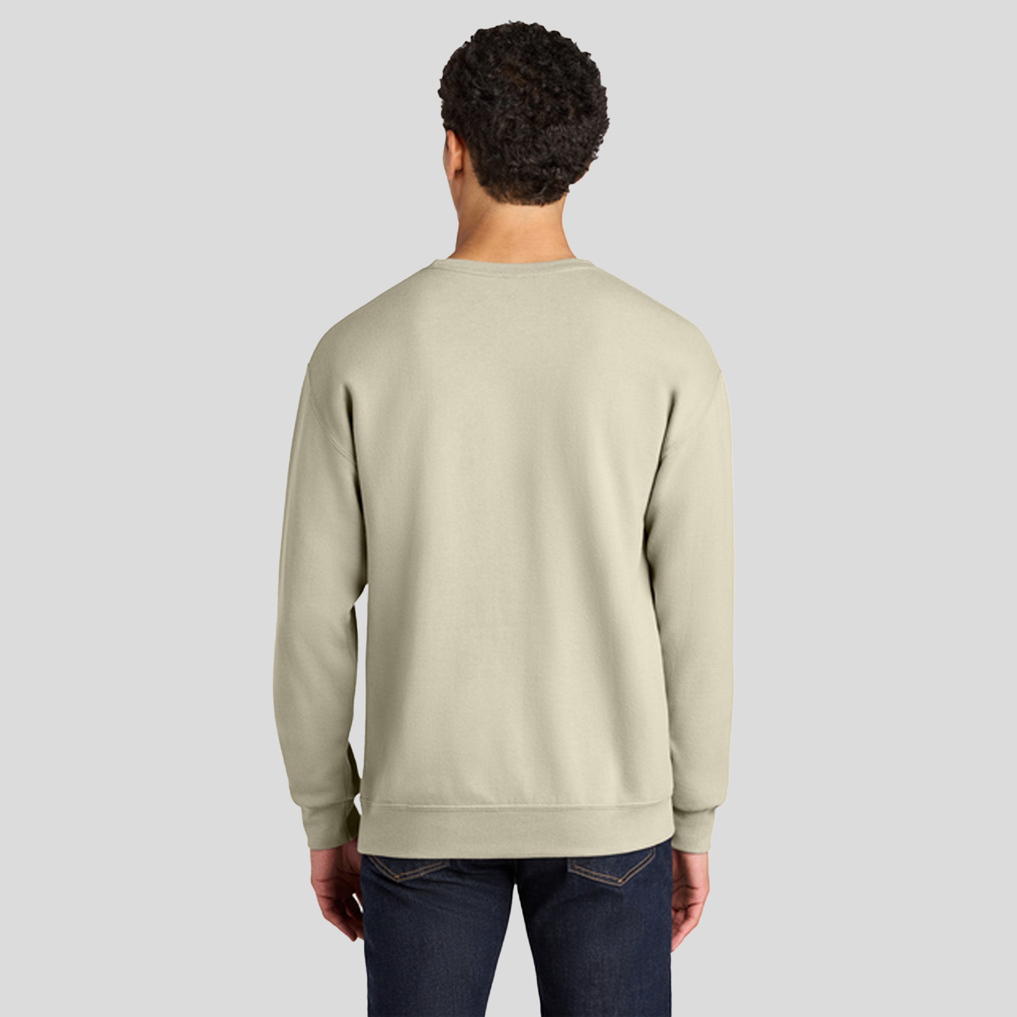 Ultimateβ’ Unisex CVC Ring Spun Crewneck Sweatshirt | Putty