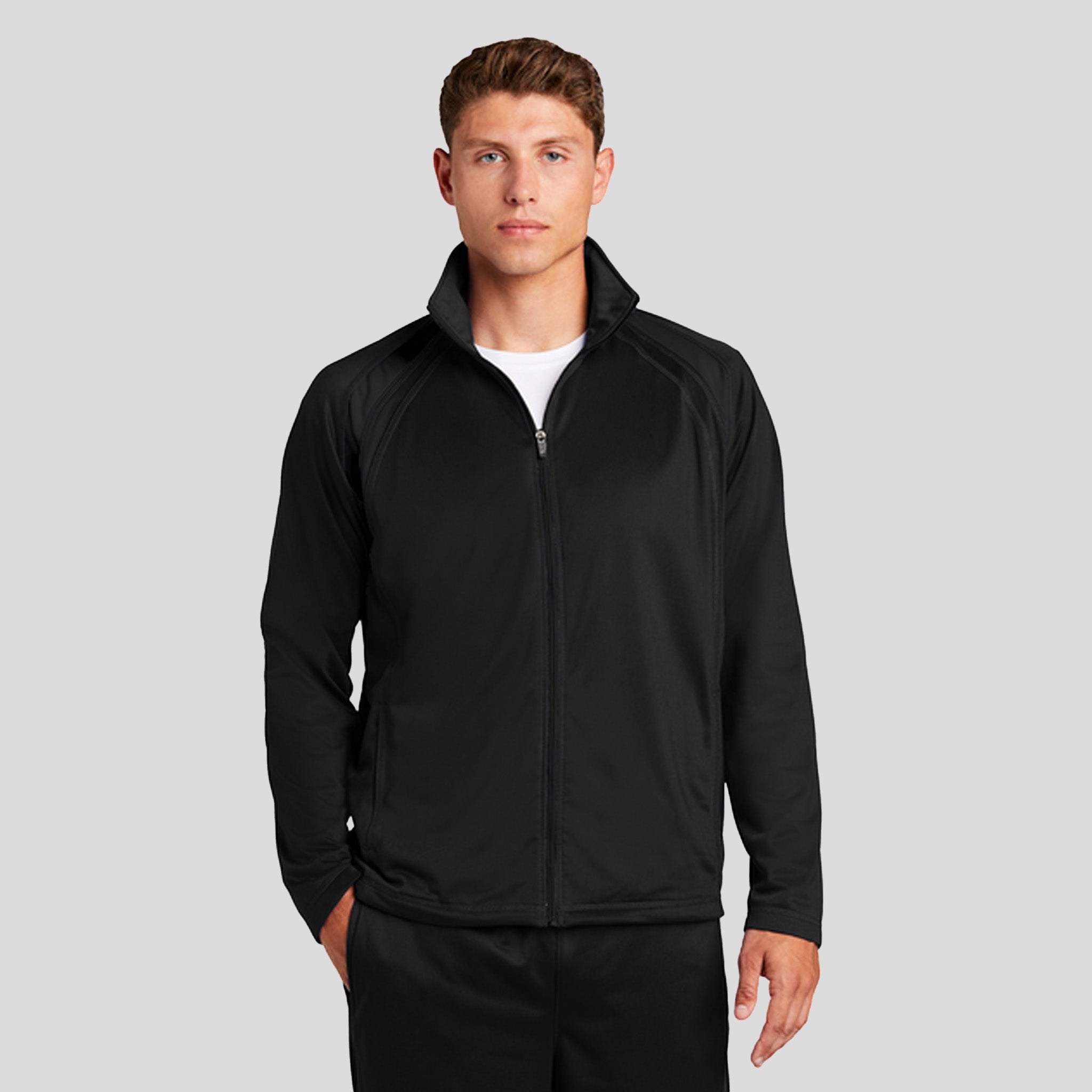Tricot Track Jacket | Black/Black